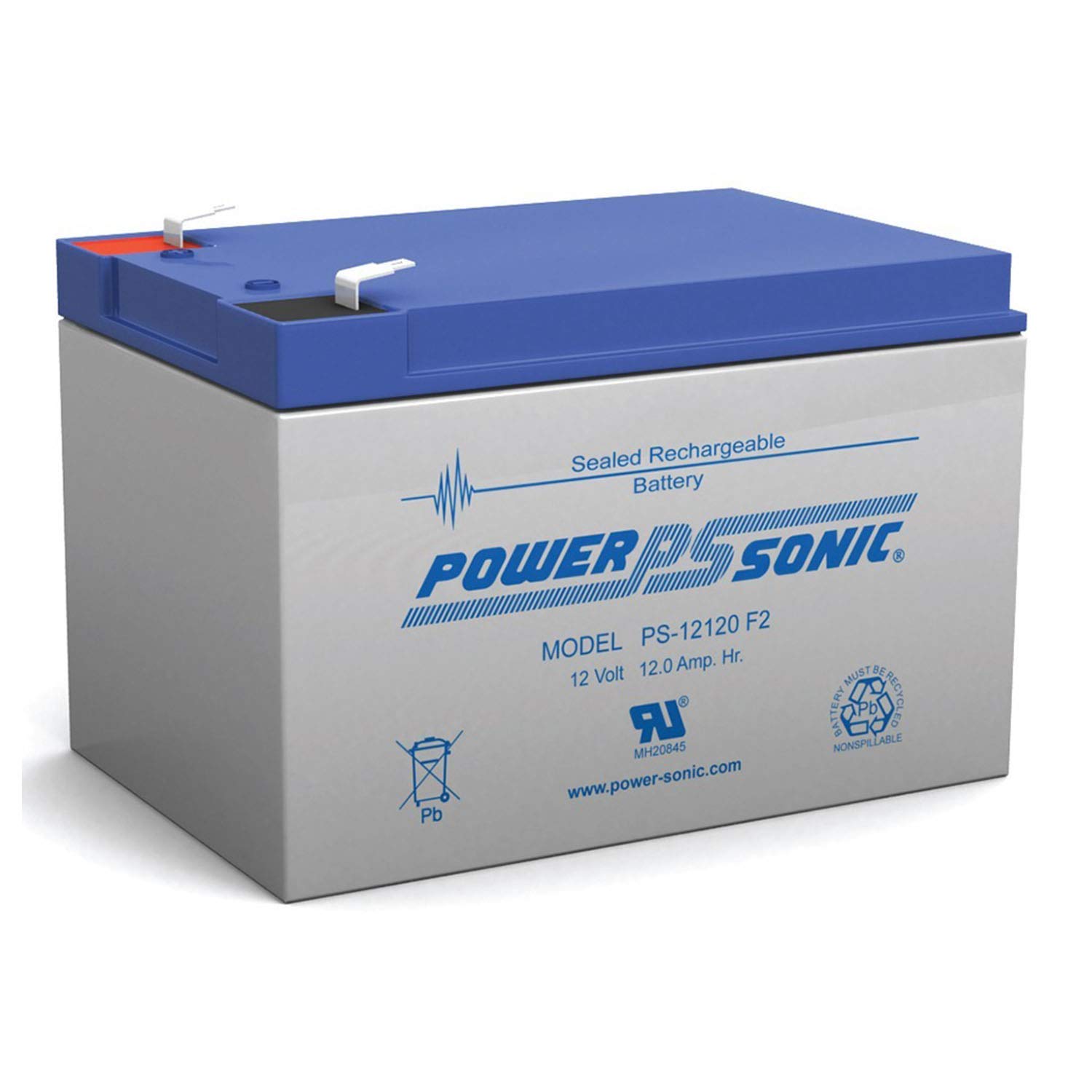 Power Sonic 12V 12AH Sealed Lead Acid Battery Replacement for Drive Medical Design Stingray - Perfect for Mobility Scooters, Power Wheelchairs, and Medical Equipment