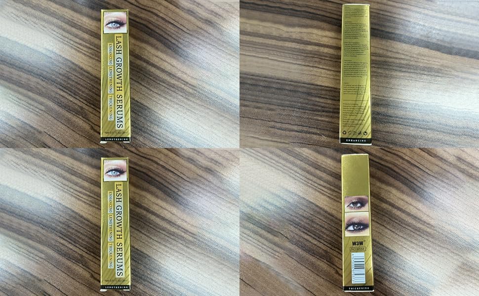 W3W Eyelash Growth Serum - Updated Formula for Longer, Fuller & Thicker Lashes | Gentle Lash Enhancer | 4ml | Perfect for Daily Use & Special Occasions