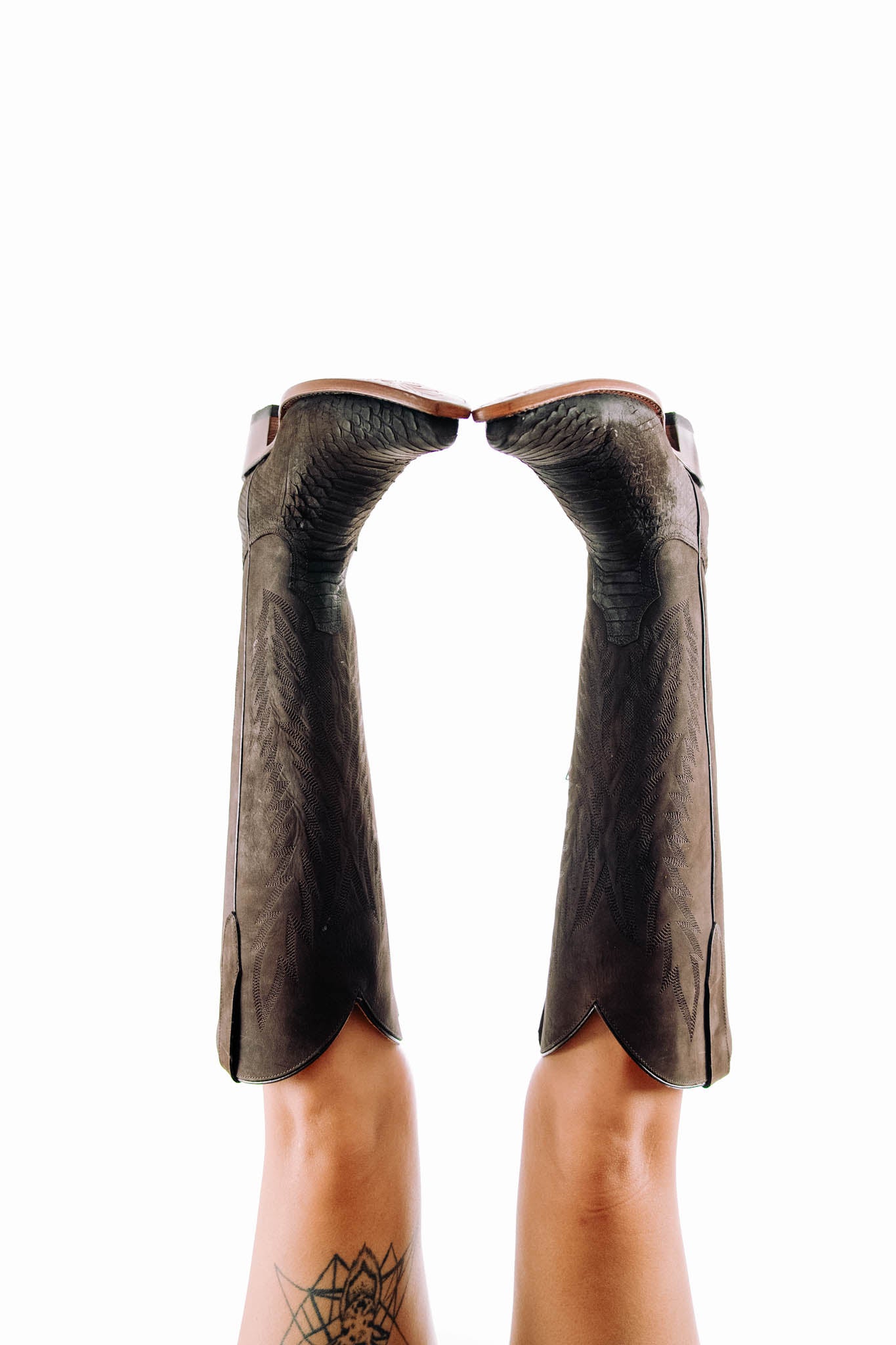 Presley Matte Python Tall Snip Toe Cowgirl Boots for Women - Western Fashion Riding Boots with Pointed Toe | Perfect for Country Concerts, Rodeos & Cowgirl Outfits