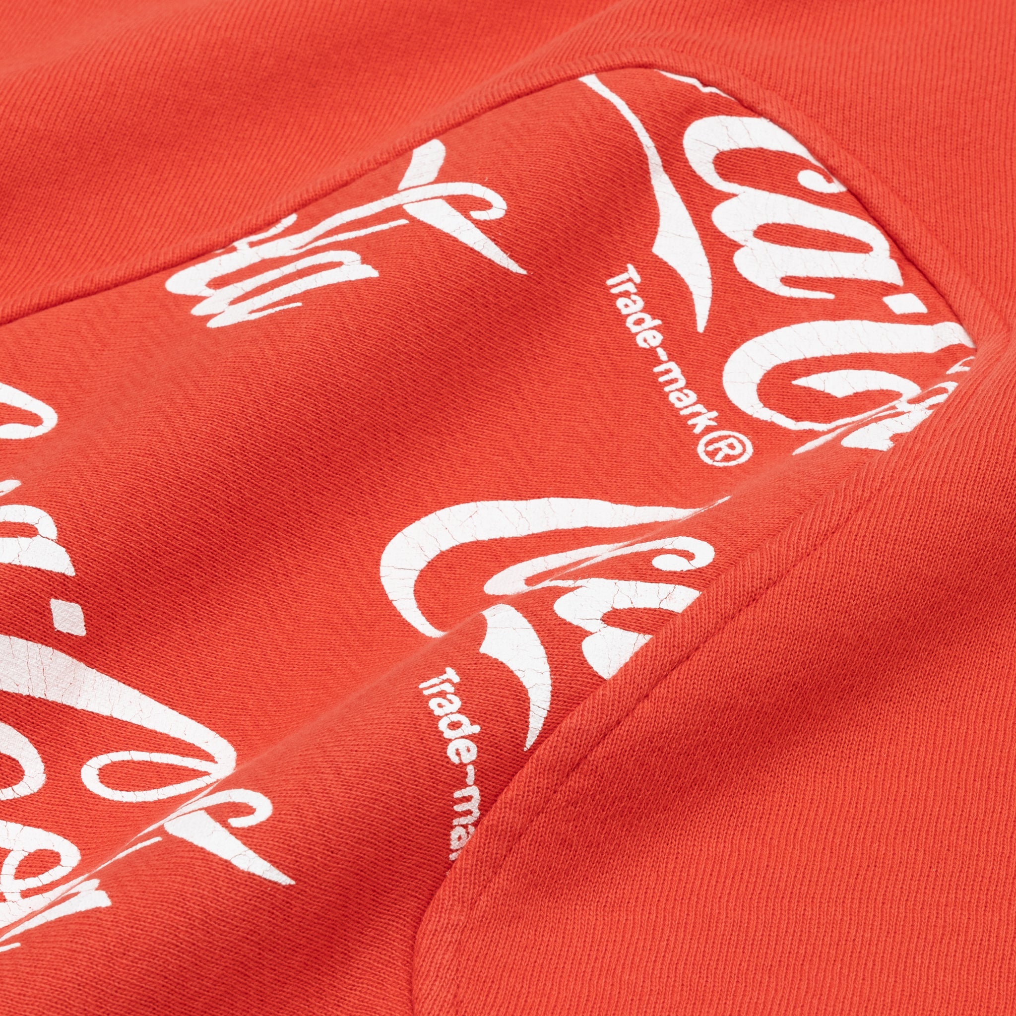COCA COLA SWIRL KNIT HOODIE - Vintage Inspired Pullover Sweatshirt for Men & Women - Perfect for Casual Wear, Street Style & Coca Cola Fans