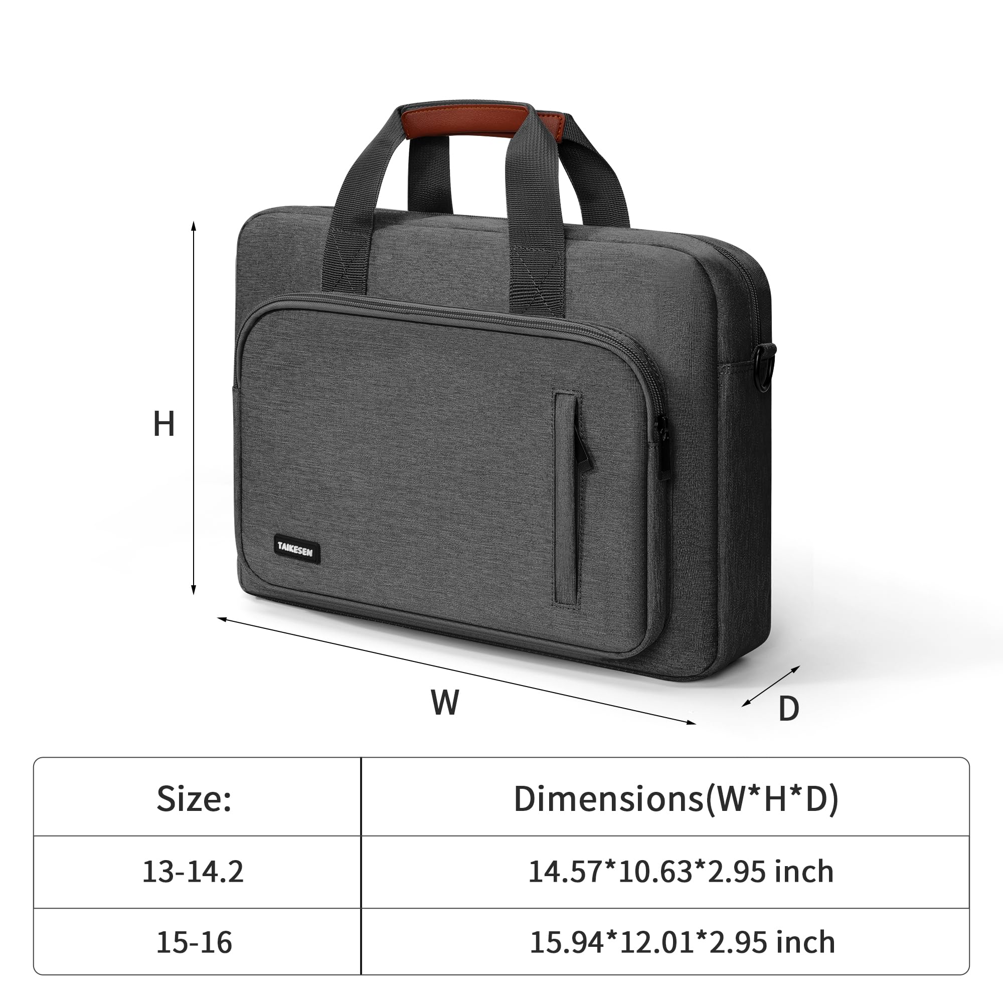 360° Protective Air Cushion Laptop Bag for 15-16 Inch MacBook & Notebook - Shockproof Shoulder Briefcase for Business, Travel & College Students