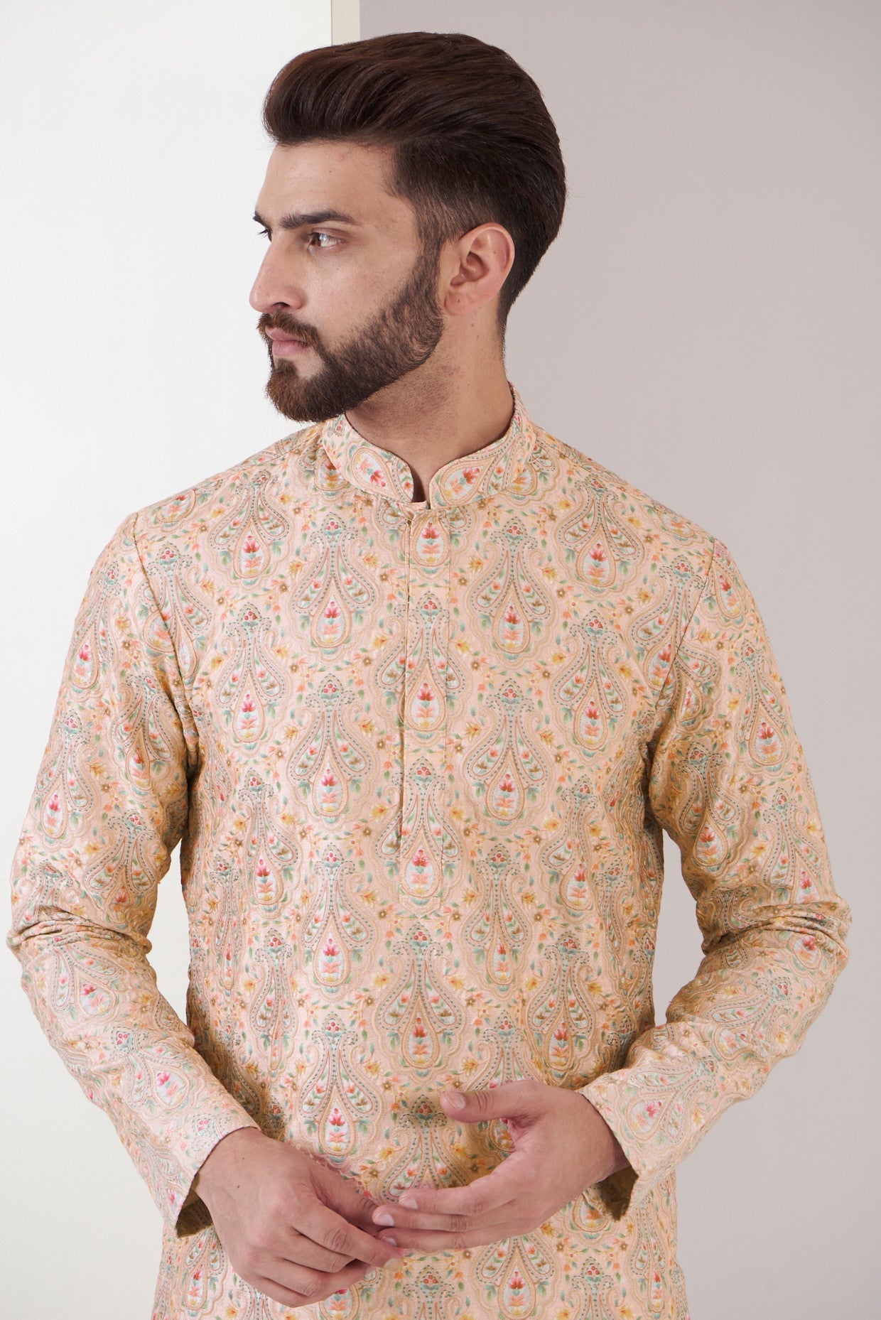 Elegant Pink Chikankari Kurta for Women - Traditional Indian Embroidered Tunic Top - Perfect for Festivals, Weddings & Casual Wear