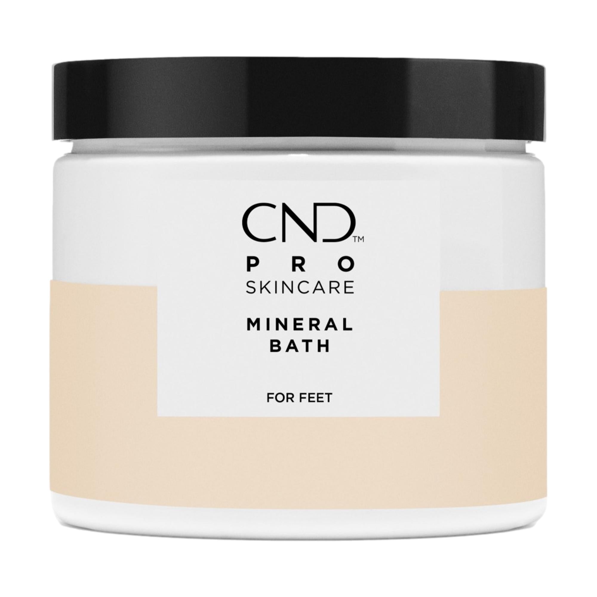 CND Pro Skincare Mineral Foot Bath Soak - Detoxifying & Relaxing Spa Treatment for Tired Feet - Perfect for Pedicures, At-Home Spa Days & Post-Workout Recovery