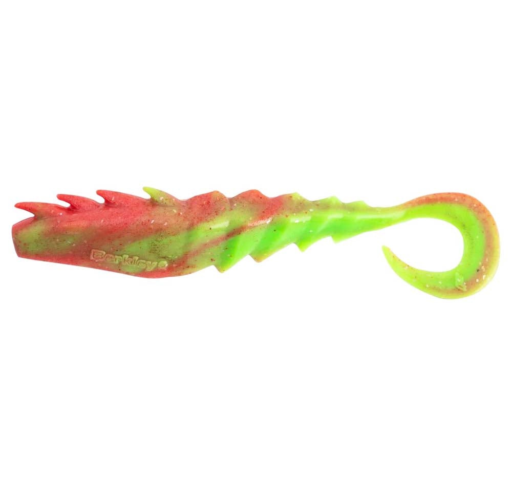 Berkley Gulp Nemesis Prawn Curl Tail Soft Plastic Fishing Lures - Perfect for Saltwater and Freshwater Bass Fishing