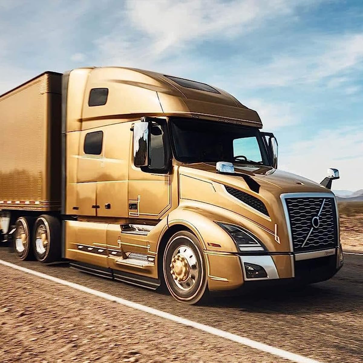 Aostirmotor Black Hood Mirrors Replacement for 2000-2015 Volvo VNL VNM VN Trucks - Pair of Durable Side Mirror Assembly - Perfect for Long Haul Trucking & Highway Driving