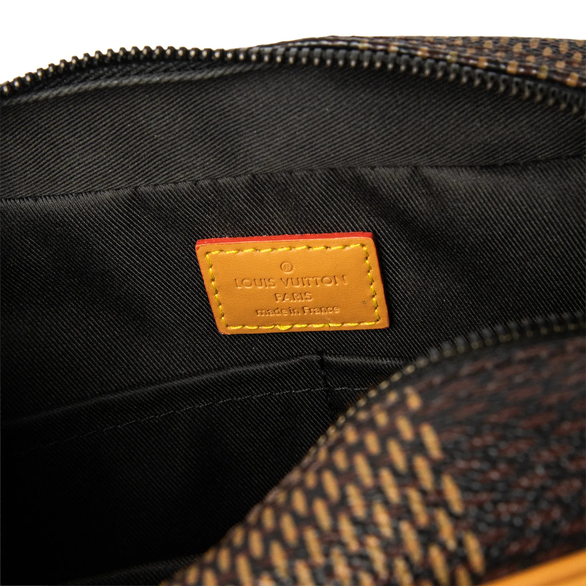 Authentic Pre-Owned Louis Vuitton x Nigo Damier Ebene Giant Brown Nil Messenger Bag - Luxury Crossbody for Men, Perfect for Travel & Daily Use