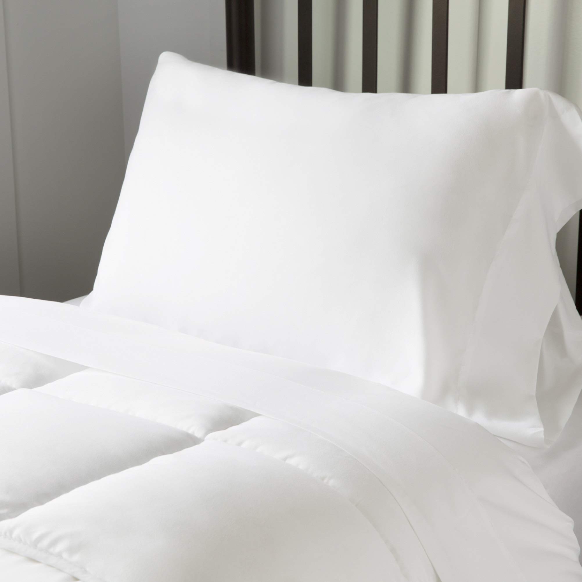 MALOUF Complete Bedding Set - Full Size, White - Luxury Bed Sheets & Pillowcases for Comfortable Sleep - Perfect for Master Bedroom, Guest Room, or Dorm