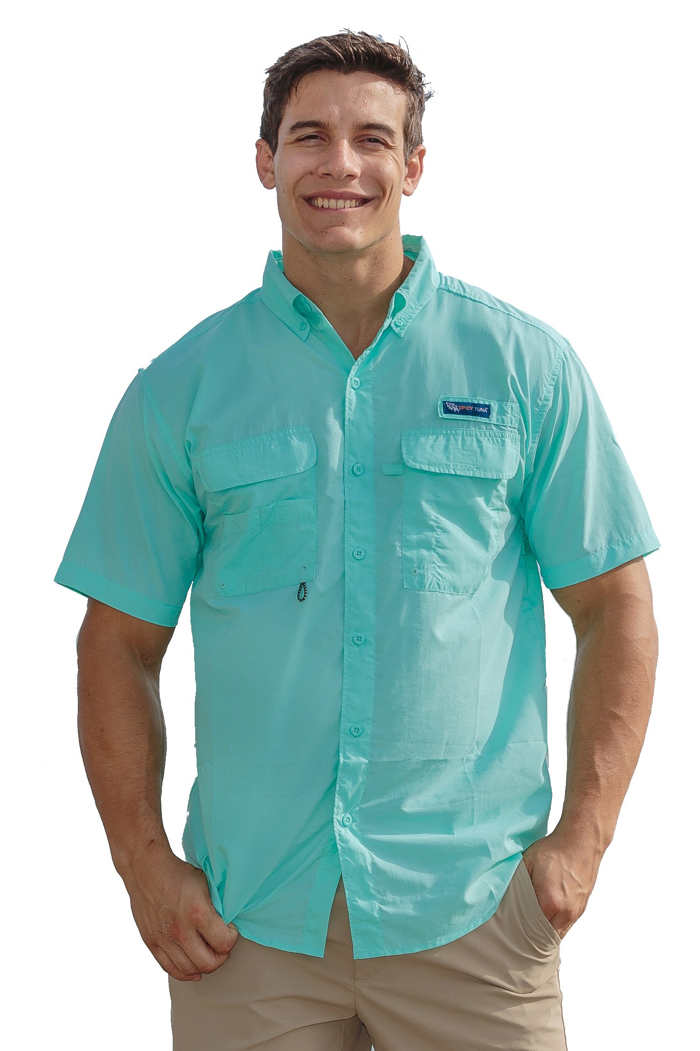 Spicy Tuna Men's Performance Shirt - Moisture Wicking Quick Dry Workout Top for Running, Gym & Outdoor Activities
