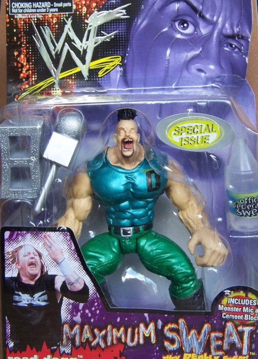 1999 WWF Jakks Pacific Maximum Sweat Special Edition Road Dogg Action Figure - Collectible Wrestling Toy for WWE Fans & Nostalgic Memorabilia Display
