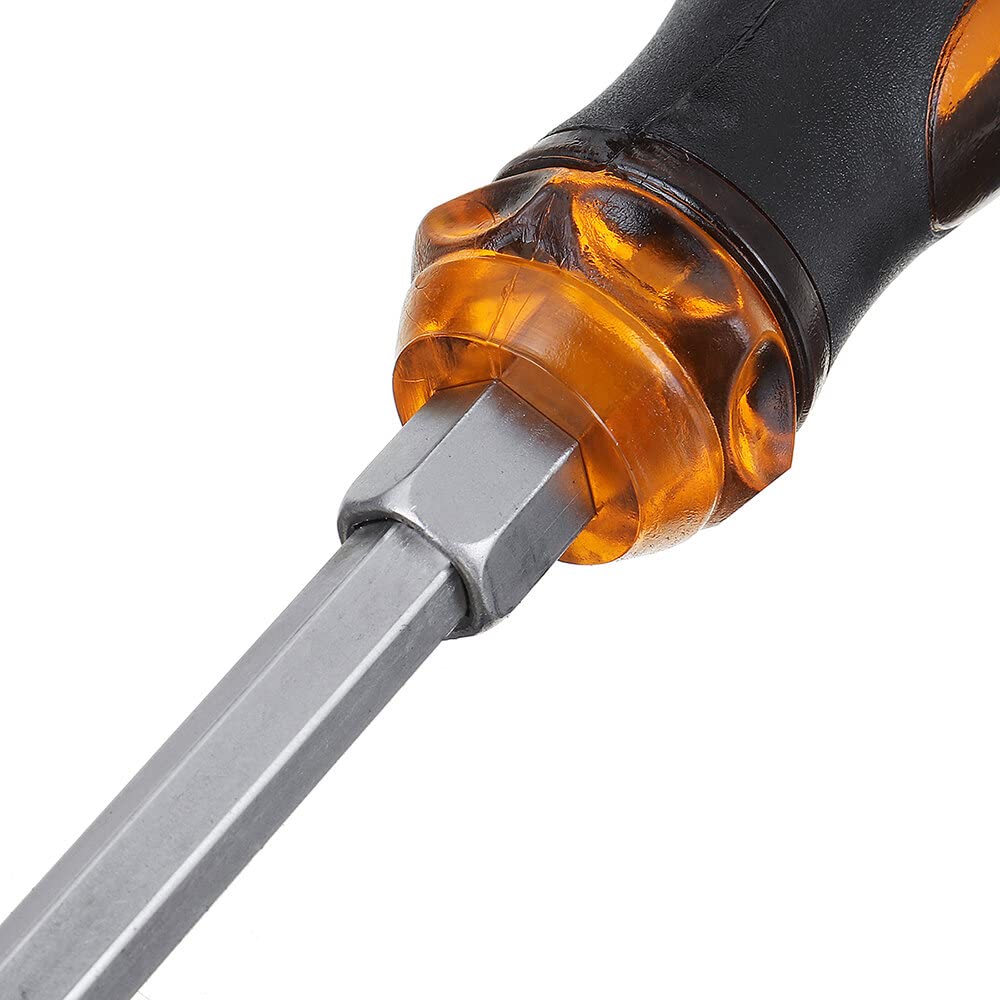 Professional Screwdriver with Blade - Multi-Purpose Twist Off Tool & Wire Stripping Cutter for DIY, Electrical Work & Home Repairs