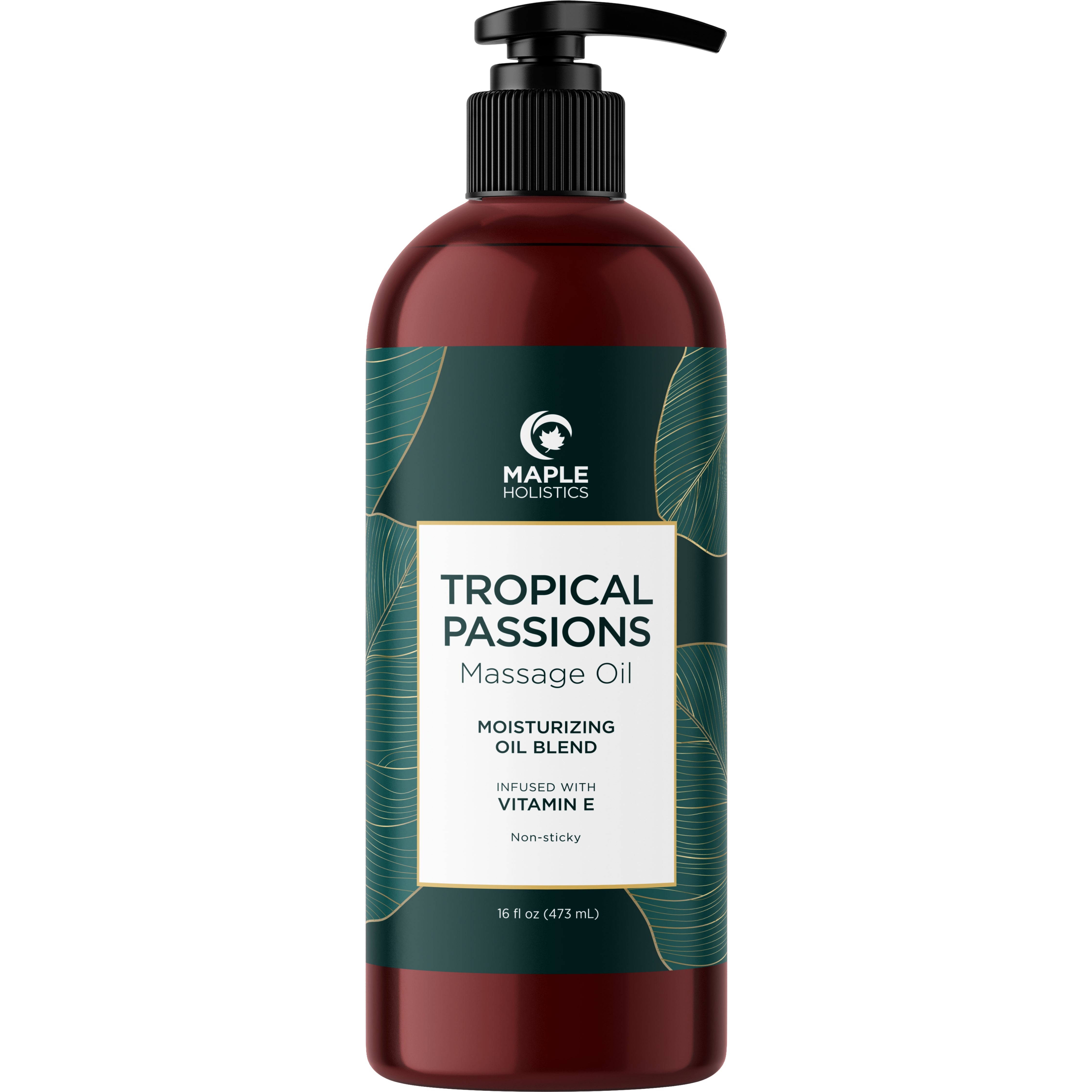 Tropical Passions Massage Oil - Relaxing & Sensual Coconut Scented Body Massage Oil for Couples - Perfect for Romantic Evenings & Spa Nights at Home