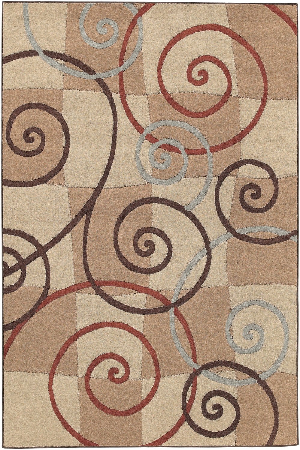 Mohawk Select Modern Age Free Hand Machine Woven 8-Feet Round Area Rug for Living Room, Bedroom & Dining Room Decor