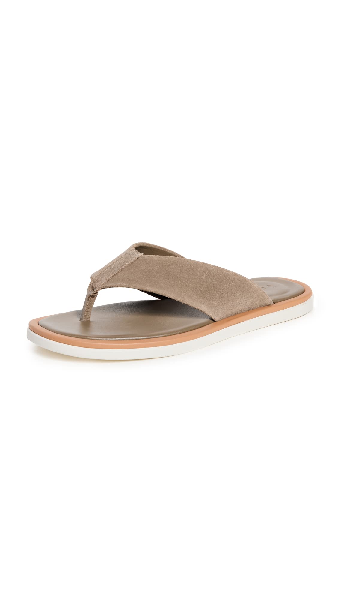 Vince Men's Dean Sandals - Premium Leather Slide Sandals for Men | Comfortable Summer Casual Shoes | Perfect for Beach, Pool, and Vacation Wear