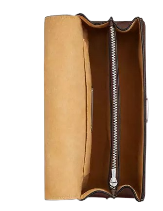 Coach Eliza Leather Top Handle Bag with Gold-Tone Hardware - Perfect for Work, Travel & Everyday Use