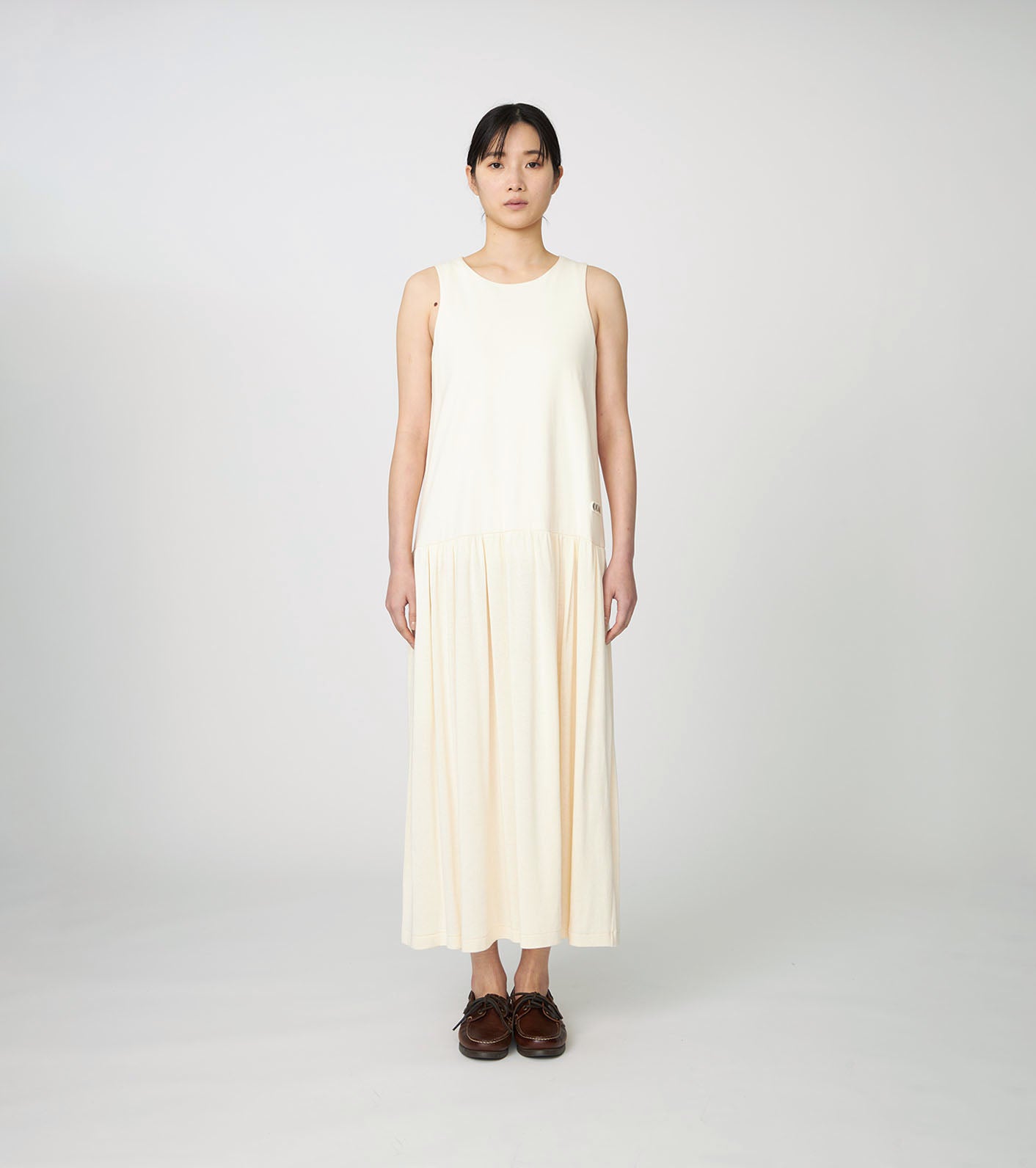 Nanamica Blue Tank Top Dress for Women - Lightweight Summer Casual Wear - Perfect for Beach, Travel, and Everyday Outfits