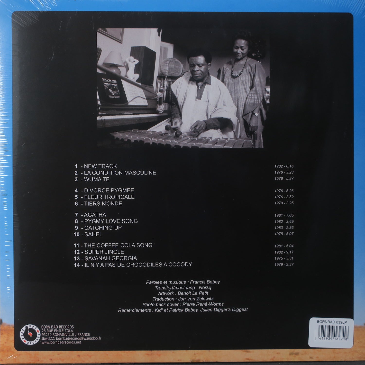 FRANCIS BEBEY 'African Electronic Music 1975-1982' Vinyl LP - Electronic Soul Funk Folk Record - Perfect for Music Collectors & World Music Enthusiasts