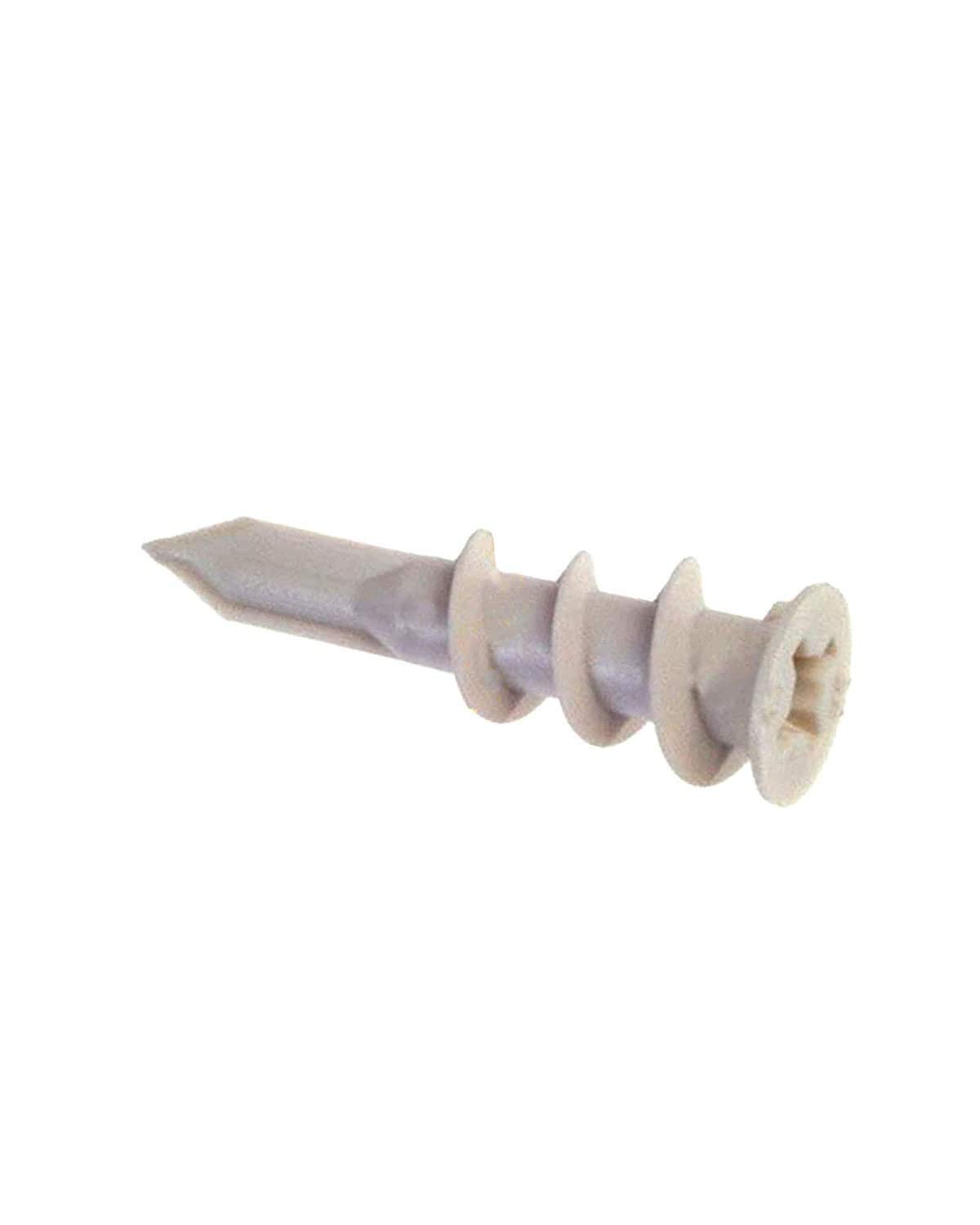 24Pcs Self-Drilling Drywall Anchors - Heavy Duty Plastic Wall Anchors for #6-8 Screws | Easy Installation for Hanging Pictures, Shelves & Home Decor