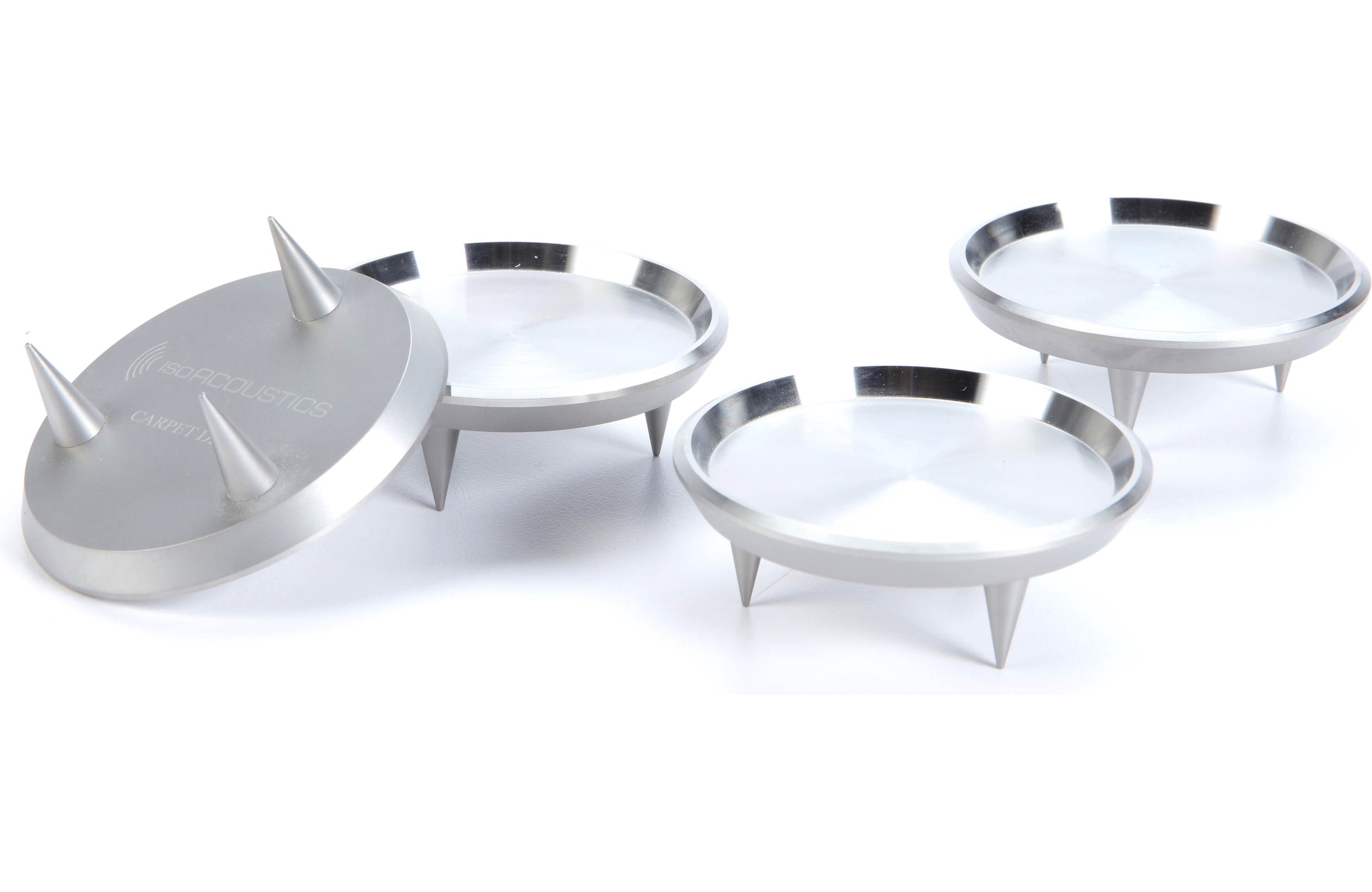 Isoacoustics GAIA I Carpet Spikes - 4 Pack Speaker Isolation Feet for Enhanced Audio Clarity - Perfect for Home Theater and Studio Speaker Setup