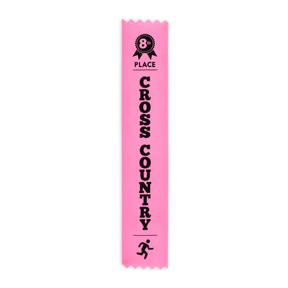 HART Cross Country Running Ribbons - High-Quality Athletic Awards for Track Meets, School Sports Events & Competitions