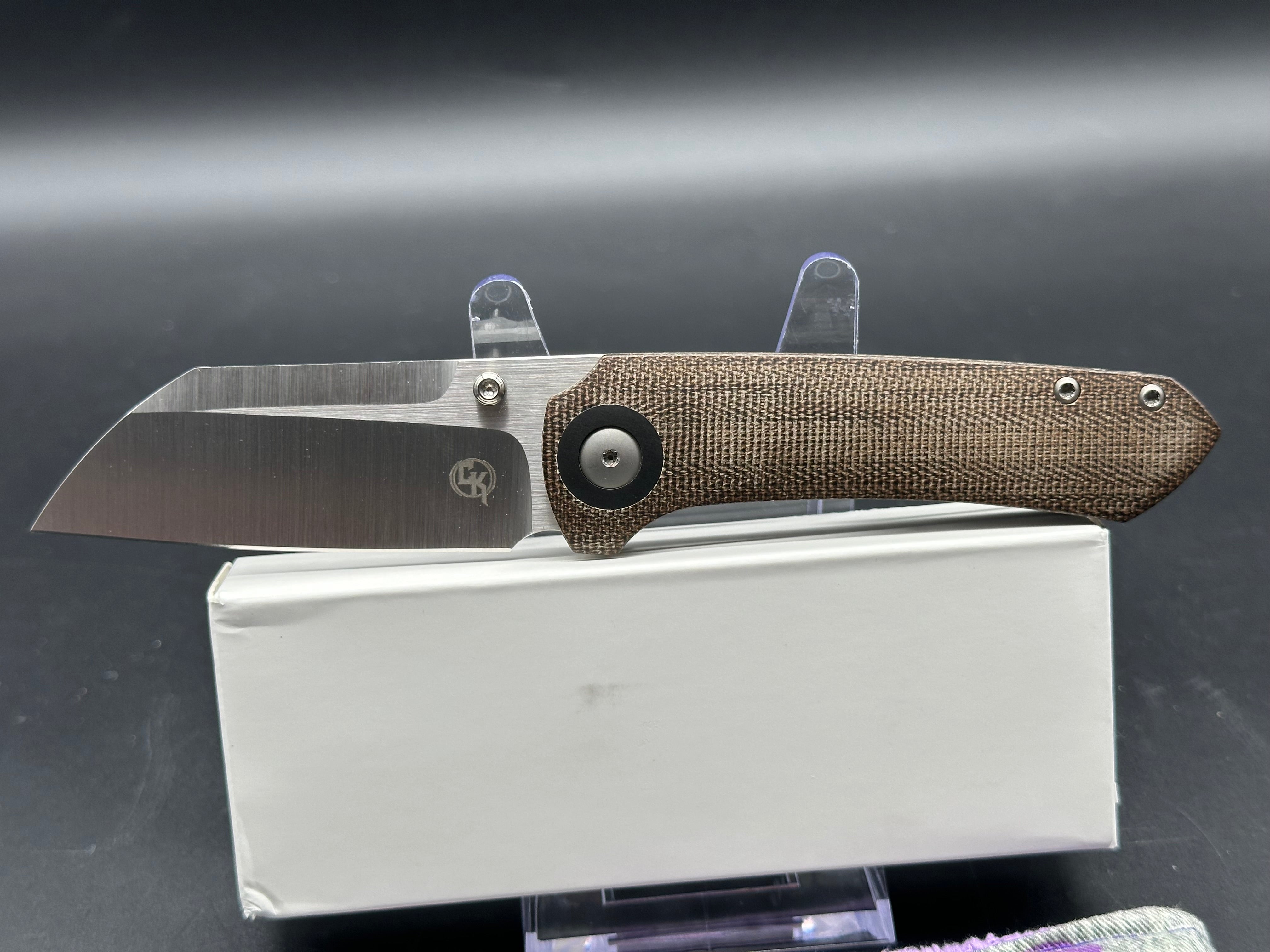 CK Maverick Green Micarta Pocket Knife - High-Quality EDC Folding Knife for Outdoor, Camping, Hiking & Everyday Carry