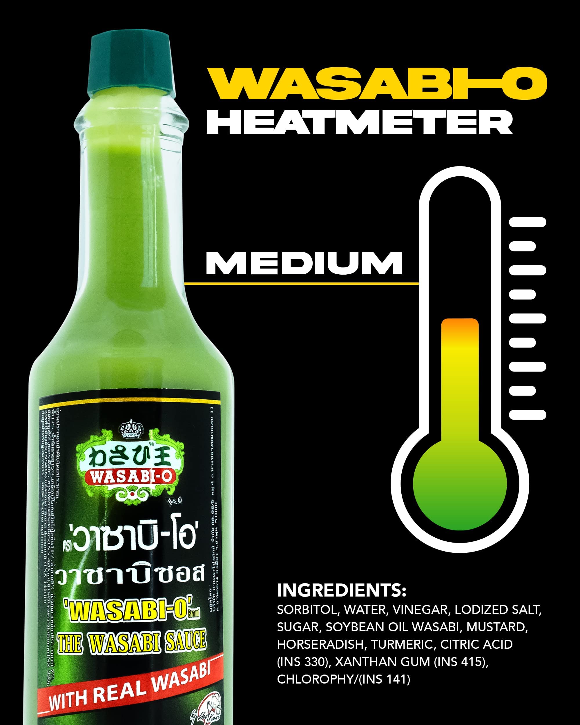 Authentic Wasabi Sauce - Real Wasabi Hot Sauce for Sushi & Roast Beef, 62g (2 Pack) - Perfect for Japanese Cuisine, Sashimi, and Asian Dishes