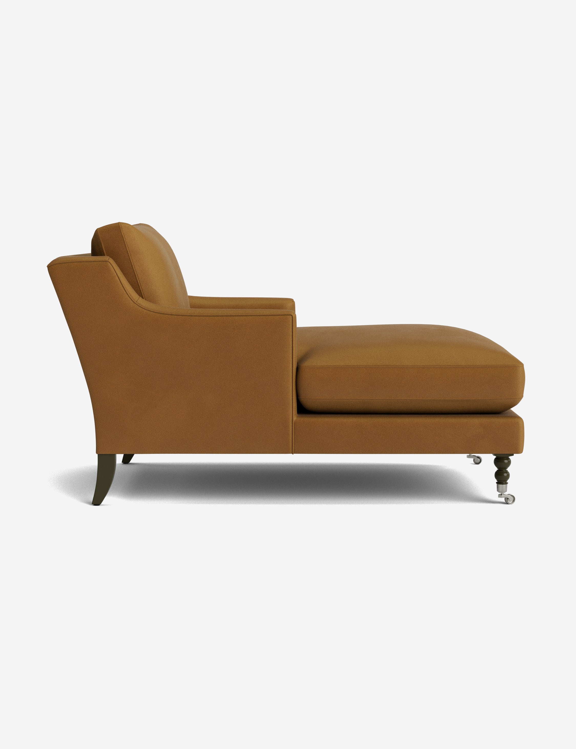 Fabienne Chaise Lounge Chair - Modern Accent Chair for Living Room, Bedroom & Office - Stylish Mid-Century Design with Upholstered Seat and Wooden Legs - Perfect for Relaxing, Reading & Home Decor