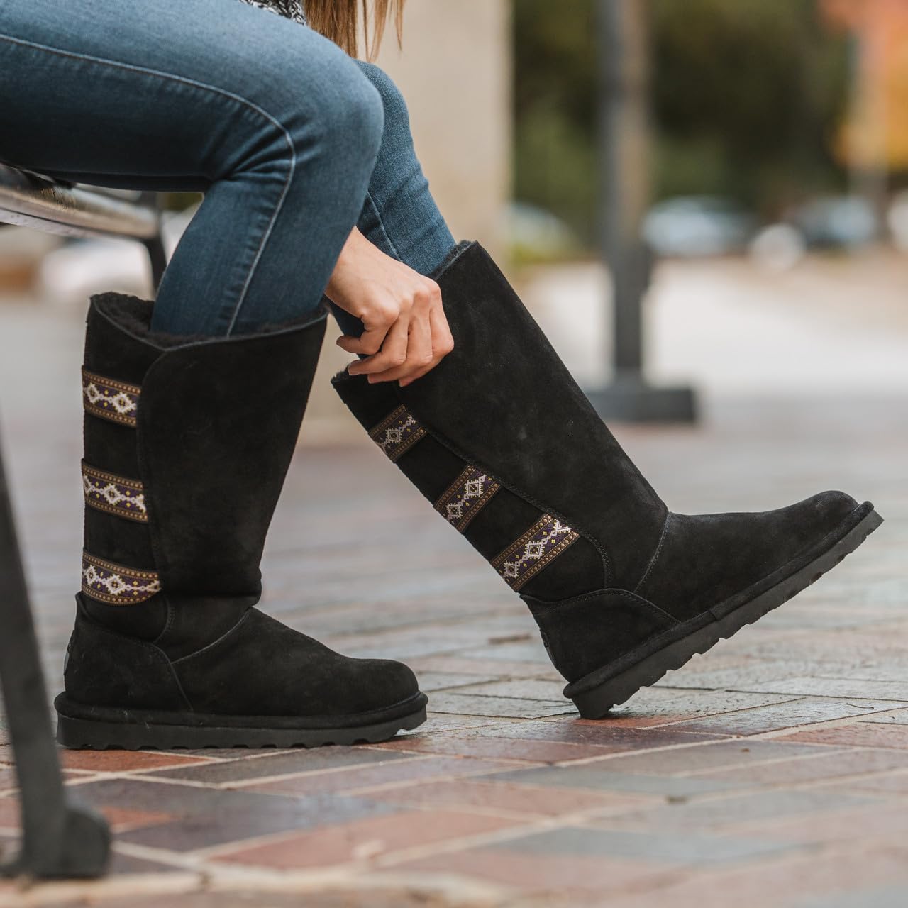 BEARPAW Women's Violet Suede Winter Boots - Comfortable & Warm Classic Ankle Boots for Women - Perfect for Snow, Hiking & Casual Outfits
