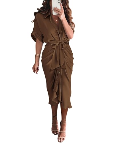 Short Sleeve Dark Brown