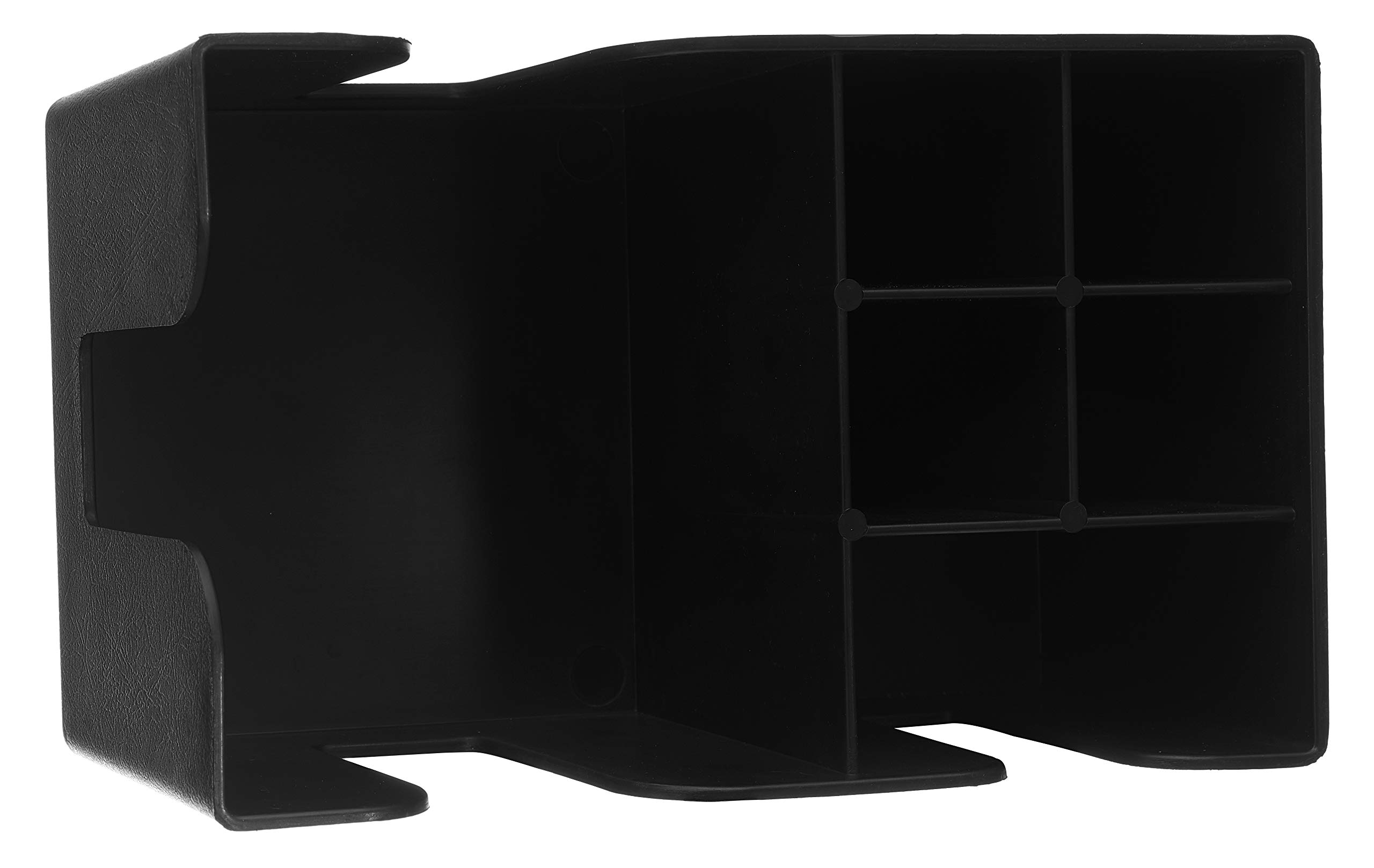 4-Pack Heavy Duty Plastic Bar Caddy Organizer with 6 Compartments - Refillable Barware Caddy, Napkin Dispenser & Straw Holder by EcoQuality - Perfect for Home Bars, Restaurants, and Party Serving Stations
