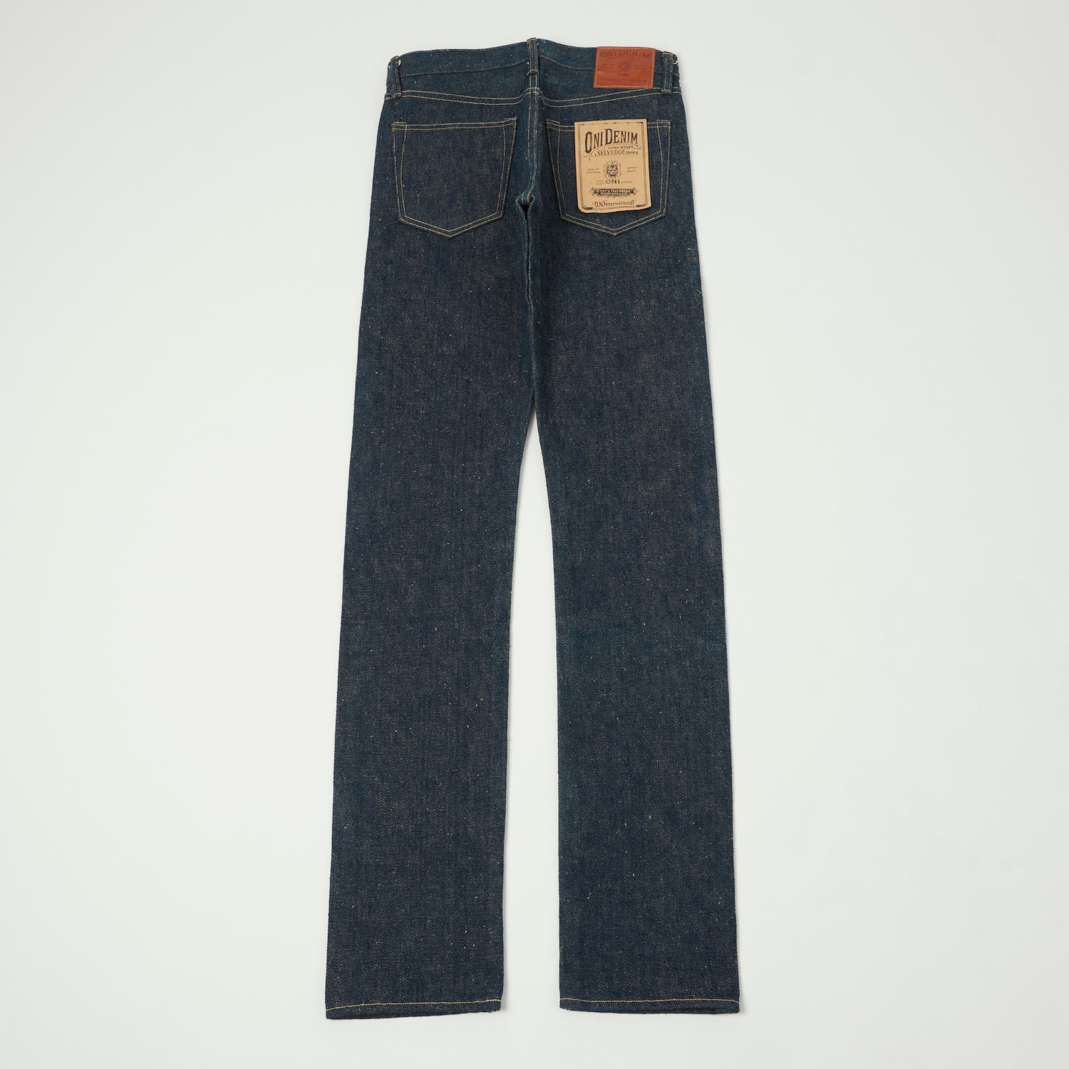 ONI 527ZR Secret Denim 20oz Slim Straight Raw Selvedge Jeans for Men - Premium Japanese Denim Pants for Casual Wear & Street Style