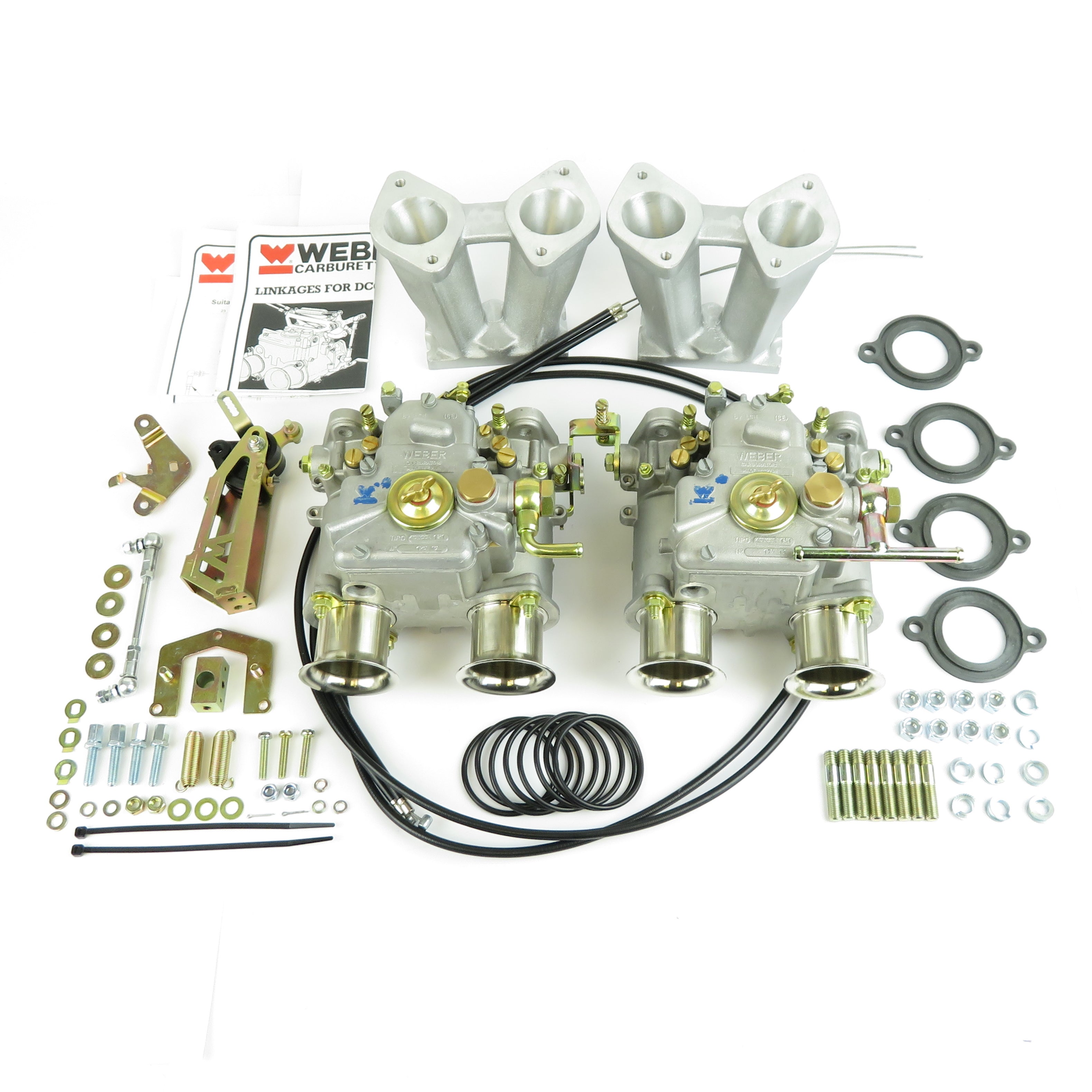 Weber 40 DCOE Twin Carburetor Kit for Classic Cars - Perfect for Ford Crossflow & Pre-Crossflow Engines - Upgrade Your Vintage Vehicle Performance