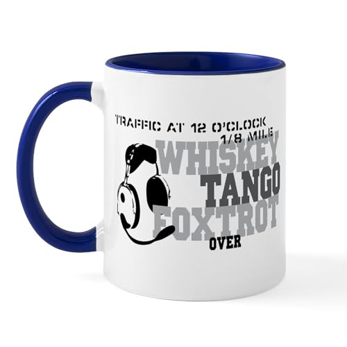 White/Navy Inside - Aviation Humor Mug