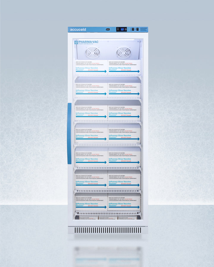 Accucold 12 Cu.Ft. Upright Vaccine Refrigerator ARG12PV - Medical Grade Vaccine Storage for Clinics, Pharmacies & Laboratories | CDC-Compliant Cooling Solution