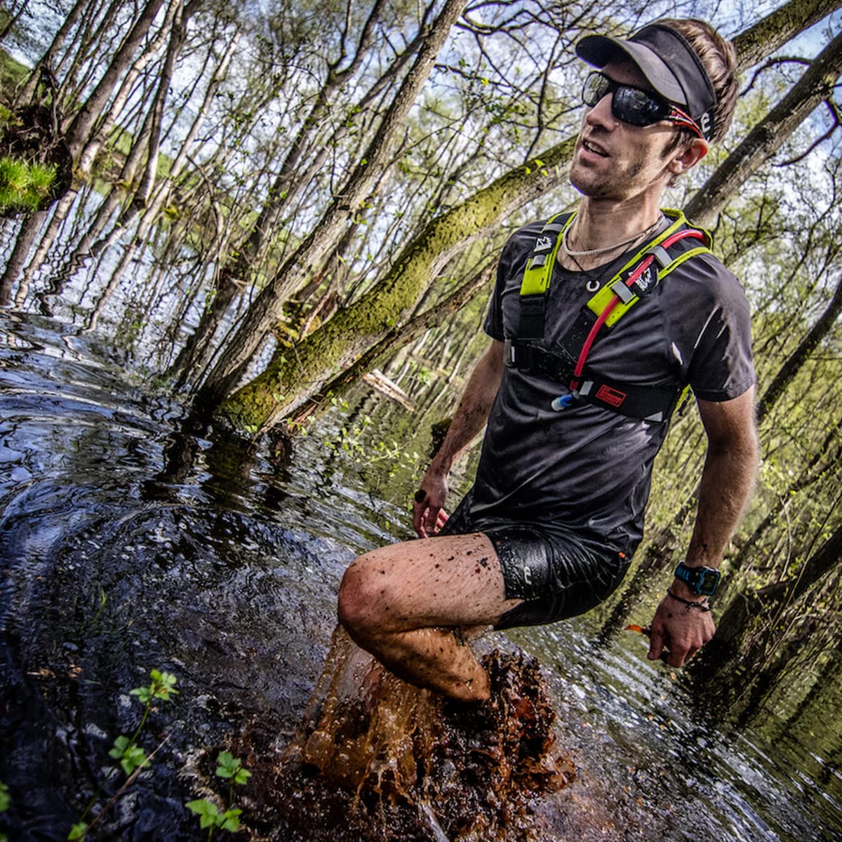 USWE Outlander 2 Hydration Backpack - Orange Running & Hiking Water Pack for Outdoor Adventures