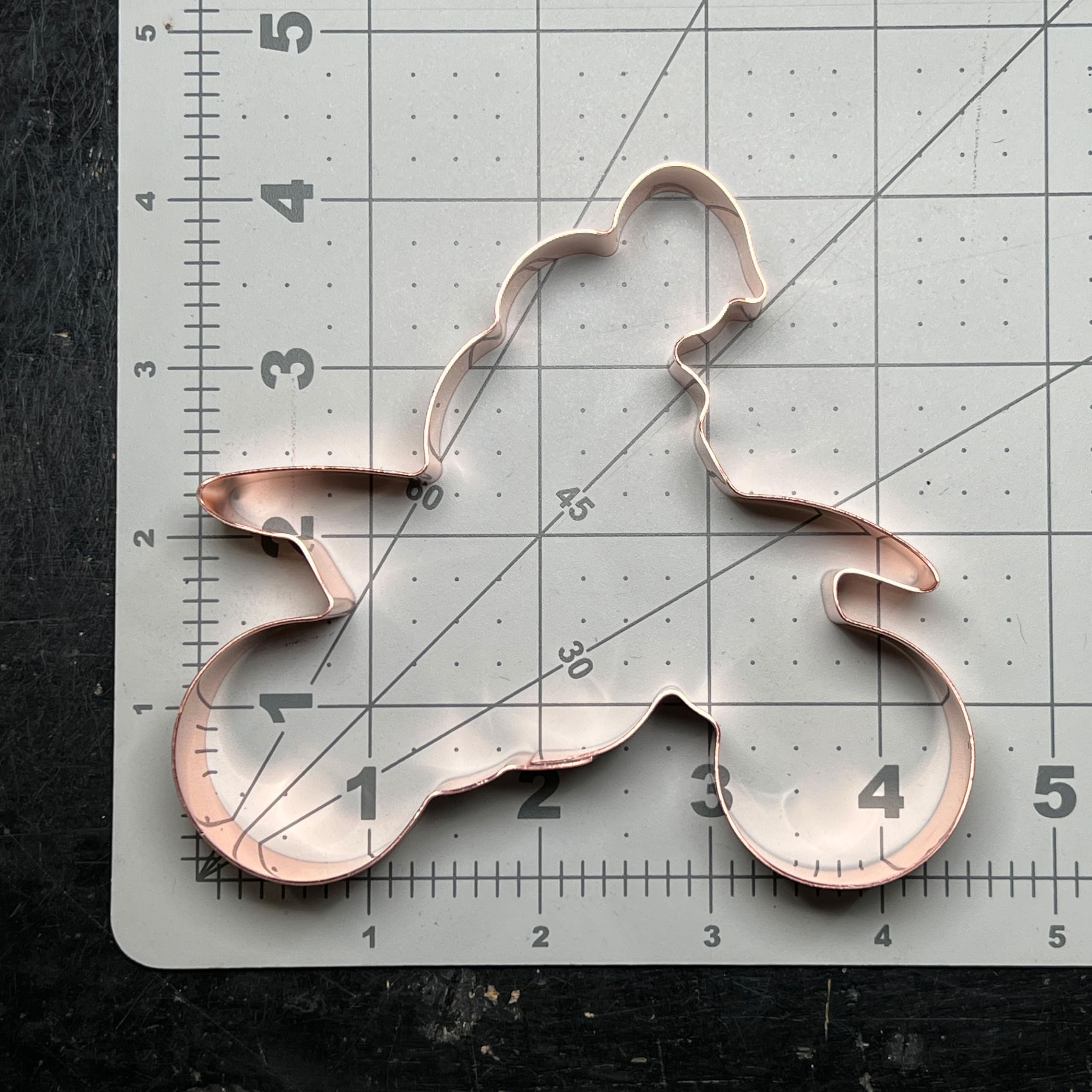 Dirt Bike Racer Cookie Cutter 4.5 x 4 Inches - Handcrafted Copper Baking Tool for Motorcycle Themed Cookies, Birthday Parties & Biker Events