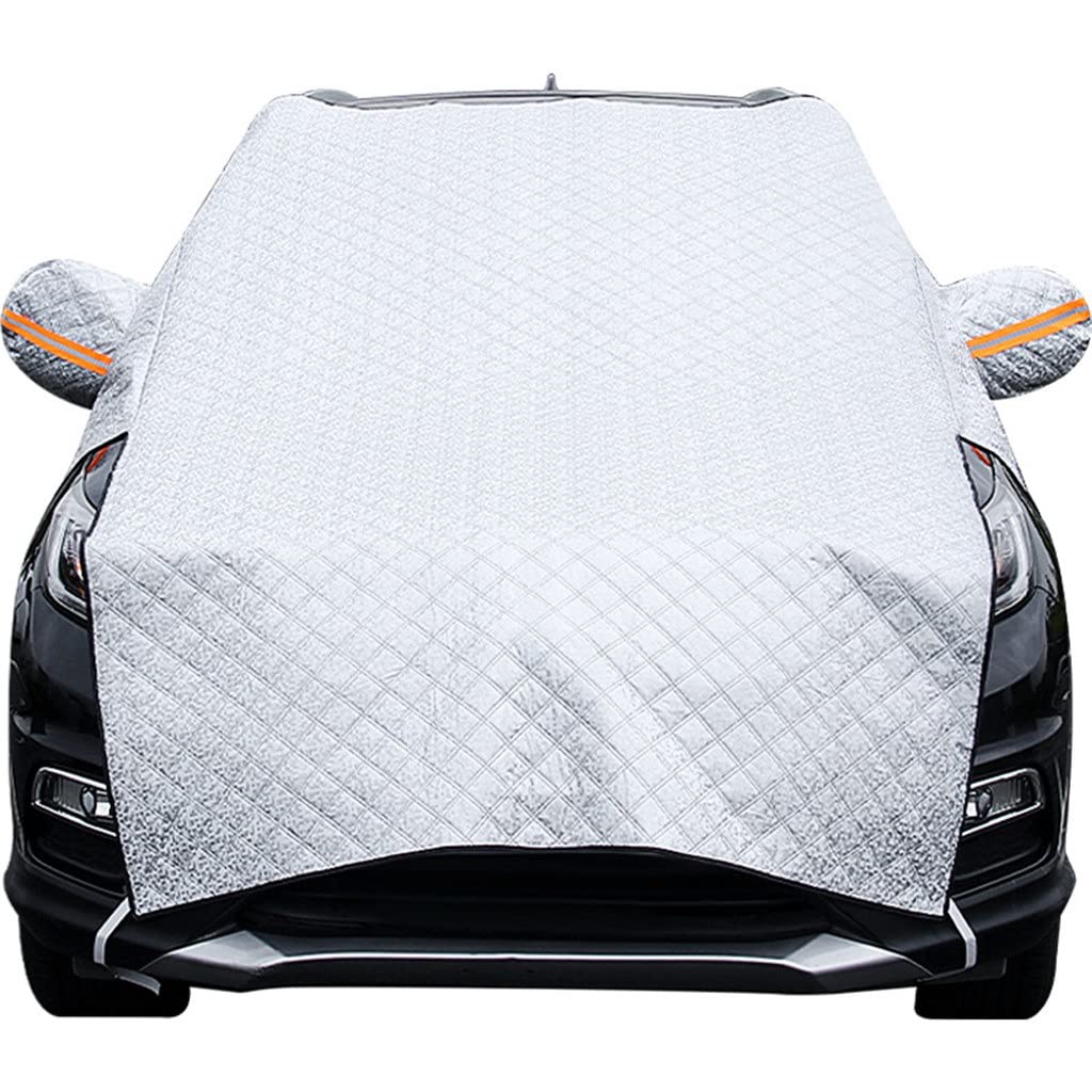 Extended Car Windshield Snow Cover - Winter Anti-Frost, Anti-Freeze Protection - Universal Fit Sun Shade for All Vehicles - Perfect for Snowy Weather, Overnight Parking & Extreme Cold Protection (Color: A, Size: One Size)
