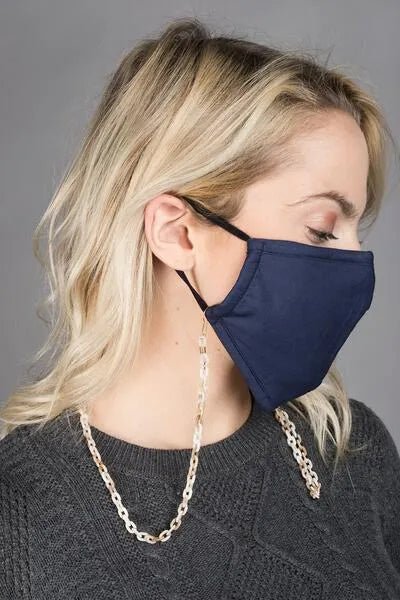 Elena Adjustable Convertible Mask Chain - Stylish & Comfortable Face Mask Holder for Women & Men - Perfect for Travel, Work, and Daily Use