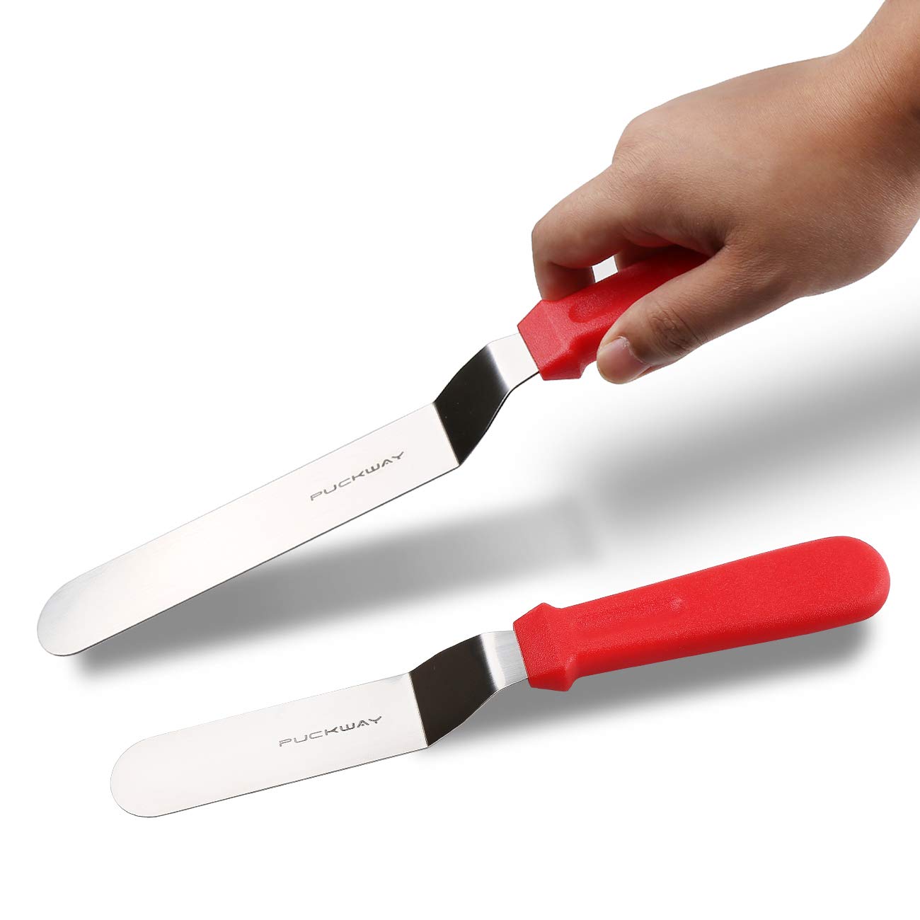 Stainless Steel Angled Icing Spatula Set - 6
