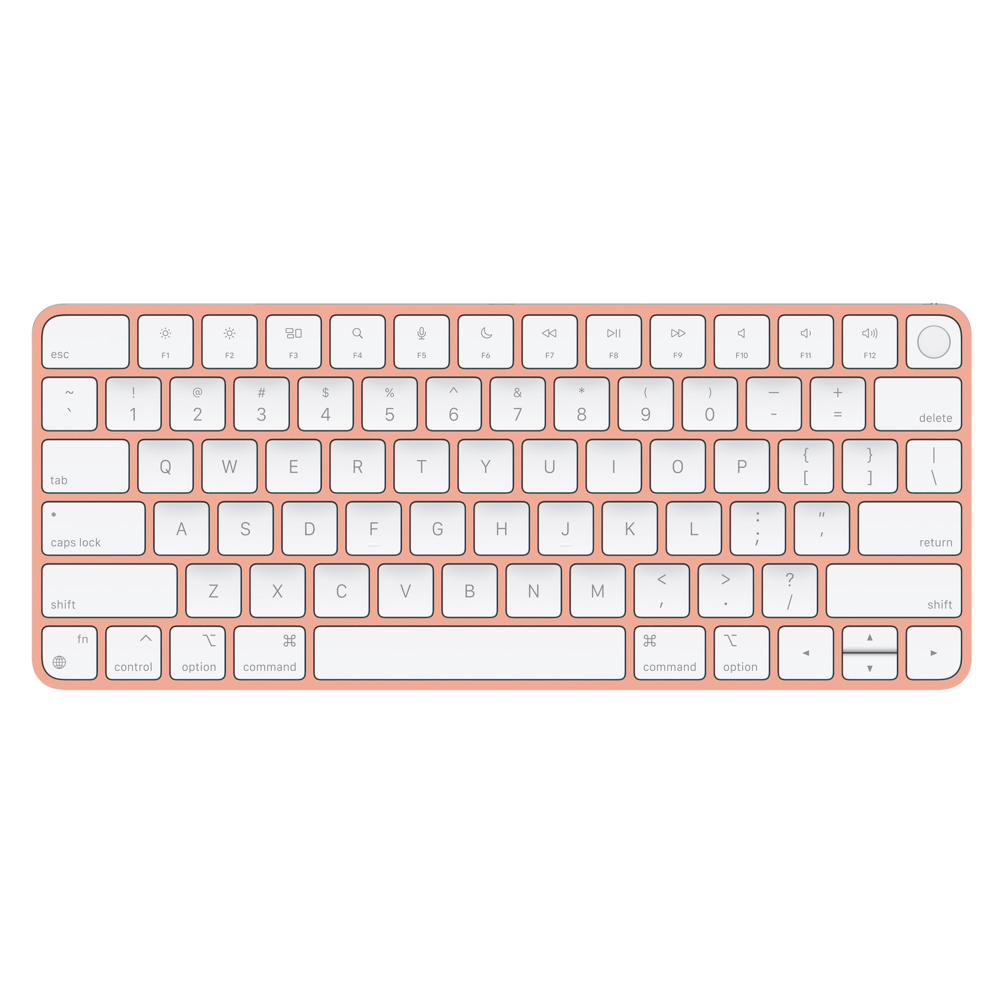 Apple Magic Keyboard with Touch ID - Wireless Bluetooth Keyboard for Mac & iPad (Orange) - Perfect for Home, Office & Creative Work