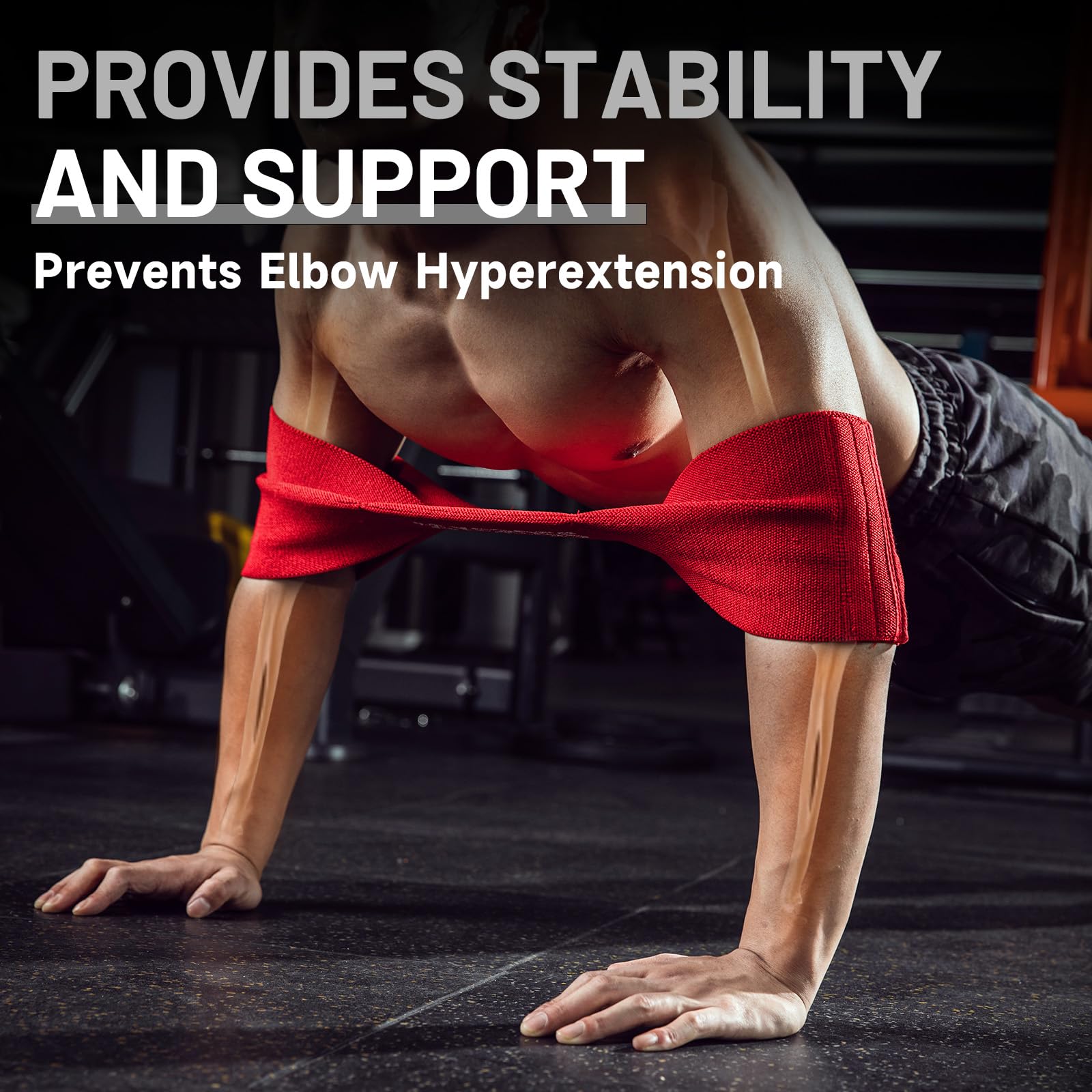KCROSS Adjustable Bench Press Band for Men & Women - Heavy Duty Weight Lifting Resistance Bands for Strength Training, Push Up Exercises & Home Gym Workouts - Perfect for Beginners to Advanced Athletes