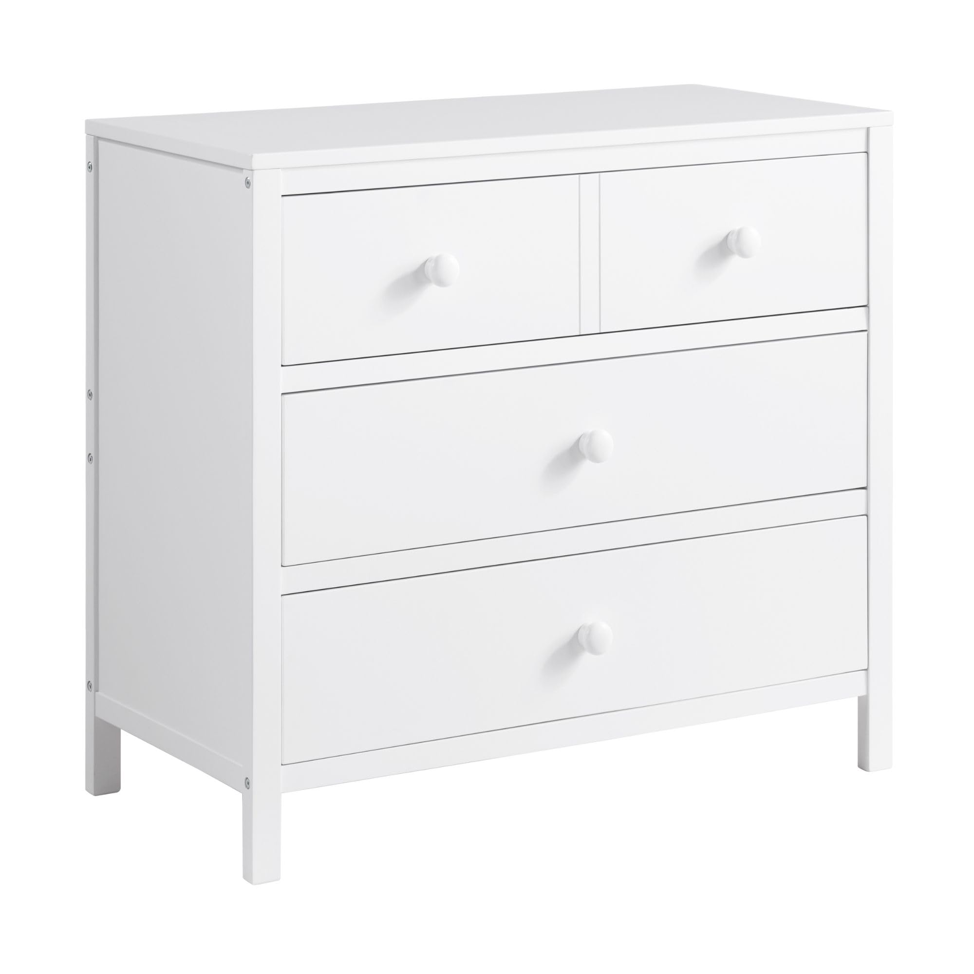 Oxford Baby Essentials 3-Drawer Dresser - White Nursery Storage Organizer for Baby Clothes, Diapers & Toys | Perfect for Newborns & Toddlers
