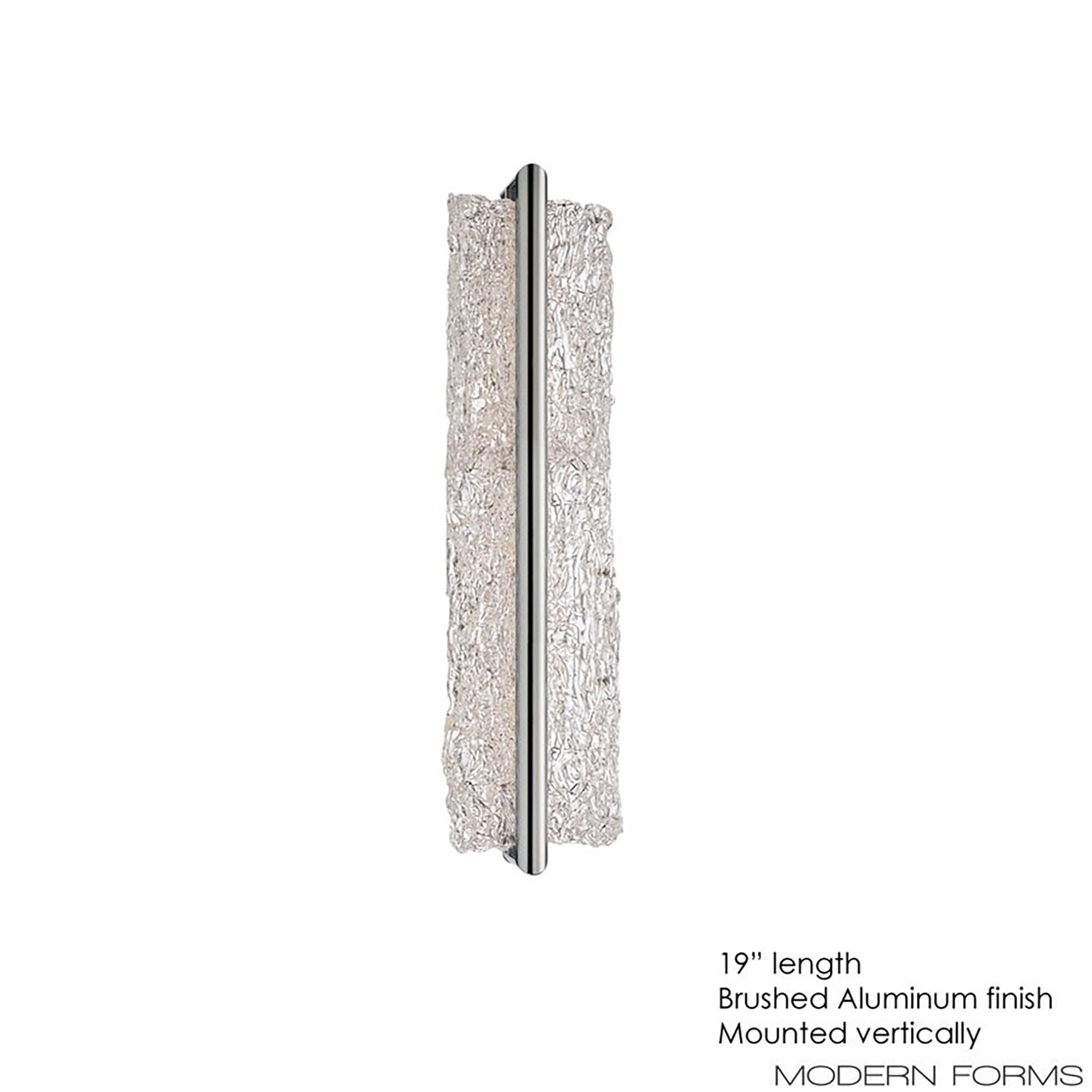 Modern Forms Vetri 21 Inch LED Bathroom Vanity Light - Brushed Aluminum Finish, 3000K Warm White - Perfect for Bathrooms, Powder Rooms & Dressing Areas
