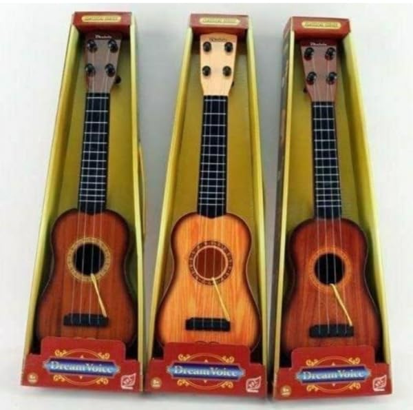 Classical Wooden Guitar Toy for Kids - Natural Color, Educational Musical Instrument for Beginners - Perfect for Birthday Gifts & Early Music Learning