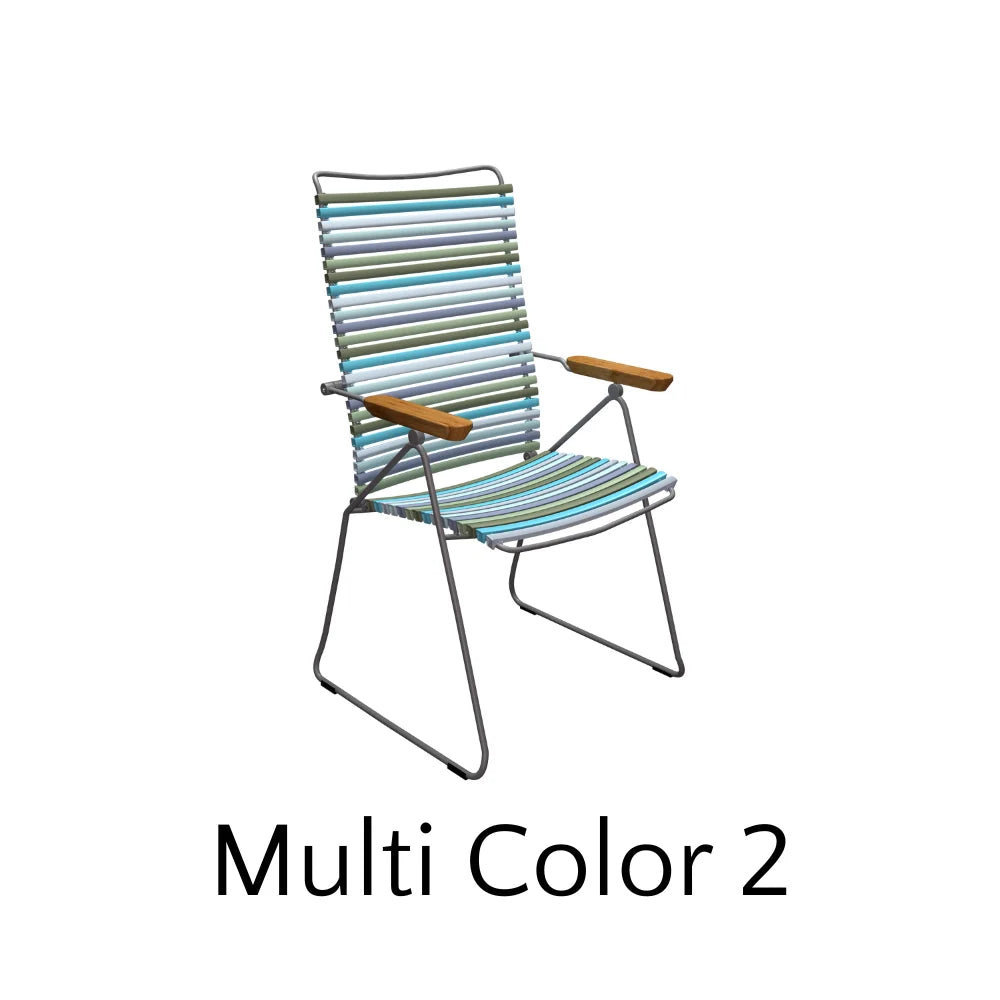 CLICK Outdoor Folding Camping Chair - Portable Lightweight Adjustable Reclining Lawn Chair for Beach, Picnic, Backyard, and Travel - Perfect for Relaxing Outdoors