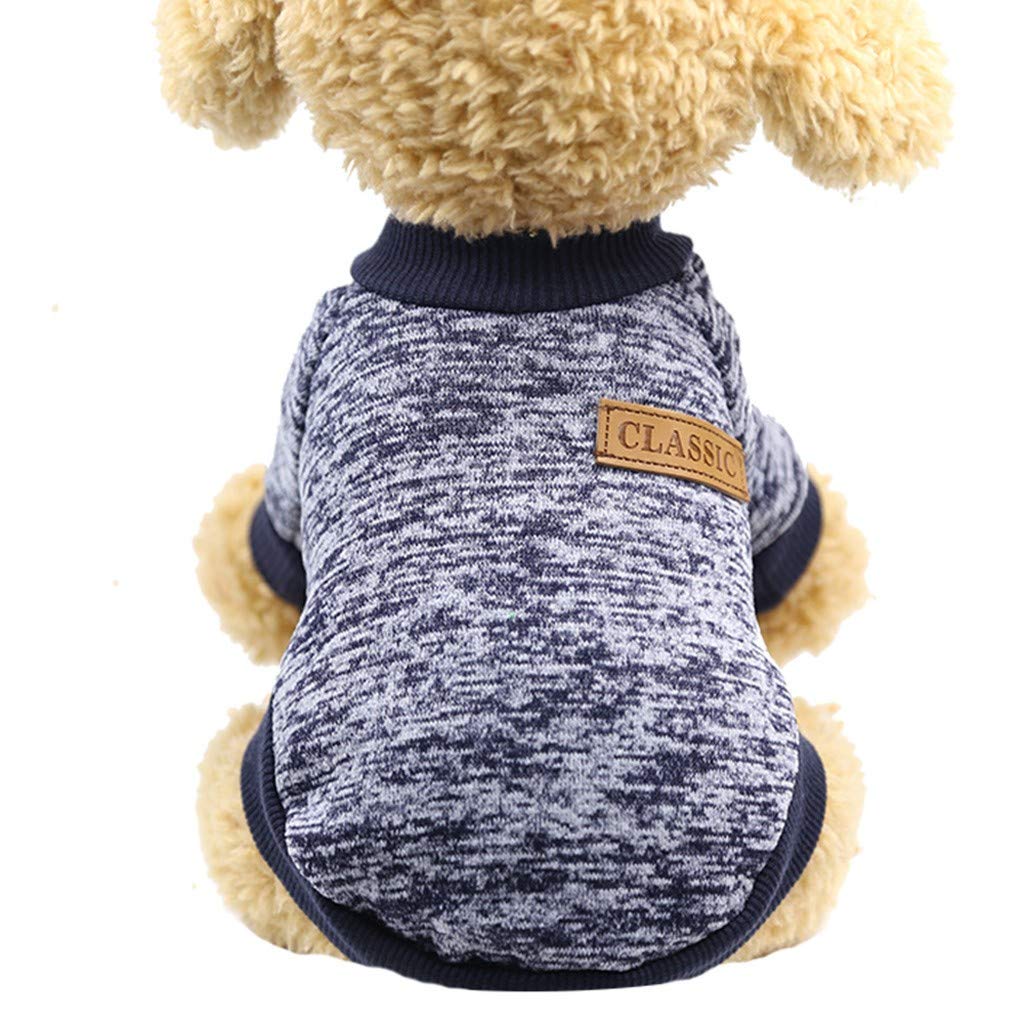Soft Cotton Dog Pullover Sweatshirt - Cute Winter Vest for Small Puppies | Cozy Pet Apparel for Fall & Winter Outfits | Perfect for Daily Walks & Indoor Comfort