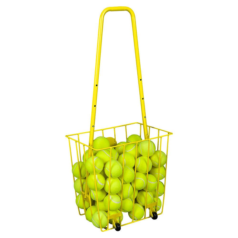 Alpha 90 Tennis Ball Hopper - 80 Ball Capacity, Durable & Portable Tennis Training Equipment for Coaches & Players | Perfect for Practice Sessions, Ball Pickup & Solo Drills