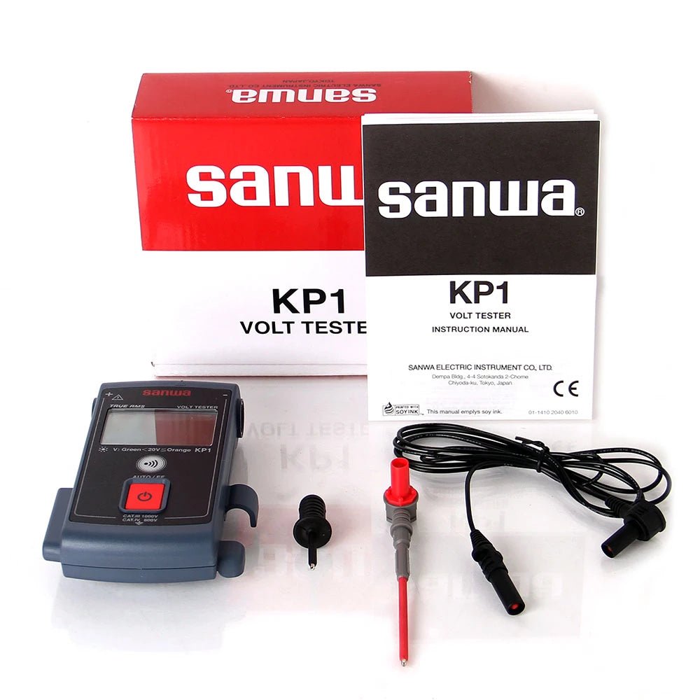 KP1 CAT IV Digital Voltage Tester - 1000V AC/DC Non-Contact Electrical Tester for Home, Industrial & Automotive Electrical Safety Testing