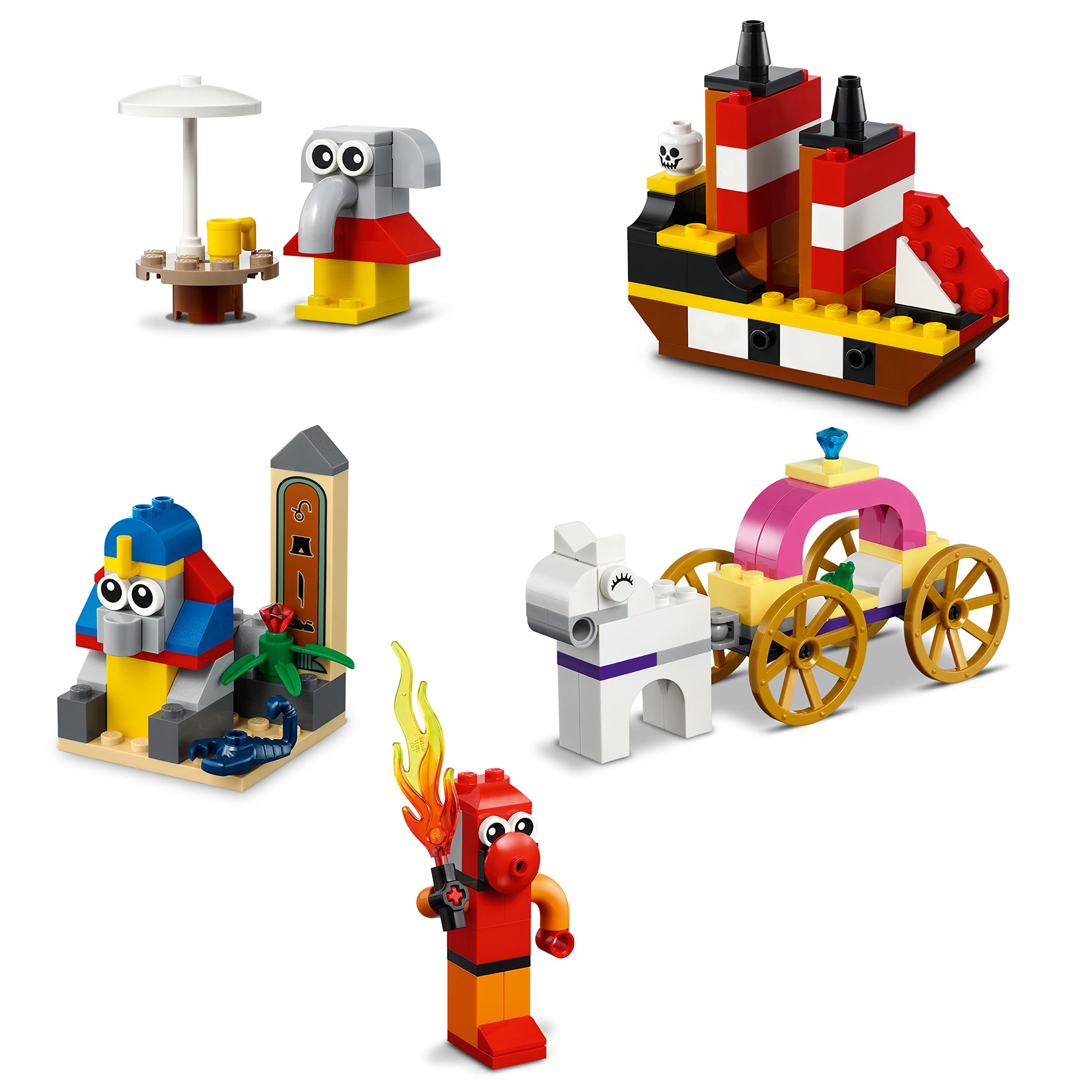 LEGO Classic 90th Anniversary Limited Edition Building Set - 11021 Pieces with Popular Models for Creative Play | Perfect for Birthday Gifts, STEM Learning & Family Bonding Activities