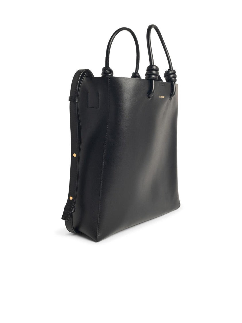 Stylish Black Leather Crossbody Tote Bag for Women - Perfect for Work, Travel & Everyday Use