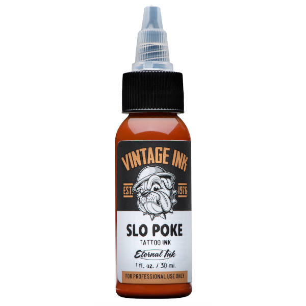Eternal Vintage Ink Slo Poke Ink - Premium Tattoo Ink for Professional Artists - Perfect for Traditional & Neo-Traditional Tattoos